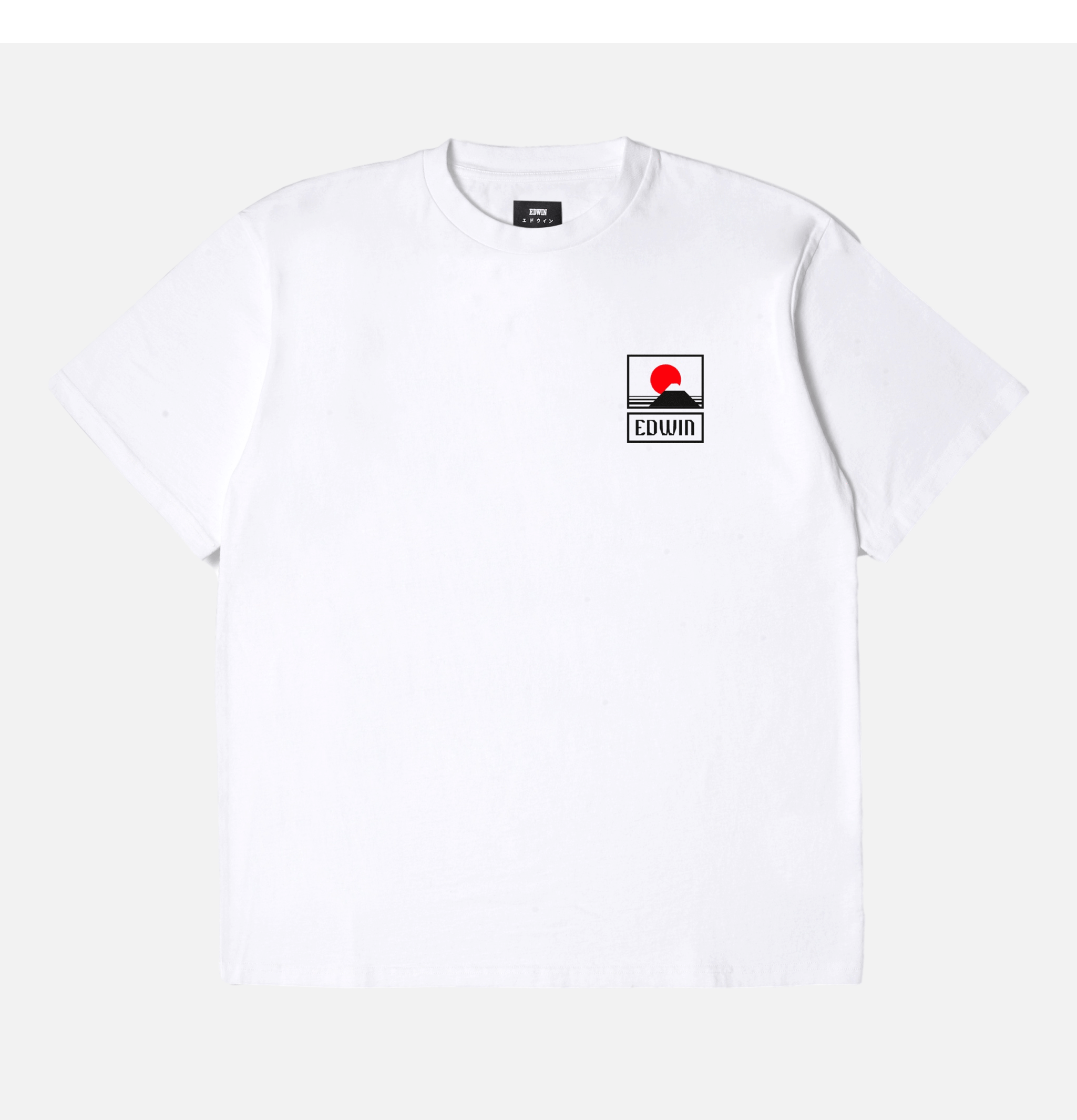 Sunset On Mt Fuji Tee White