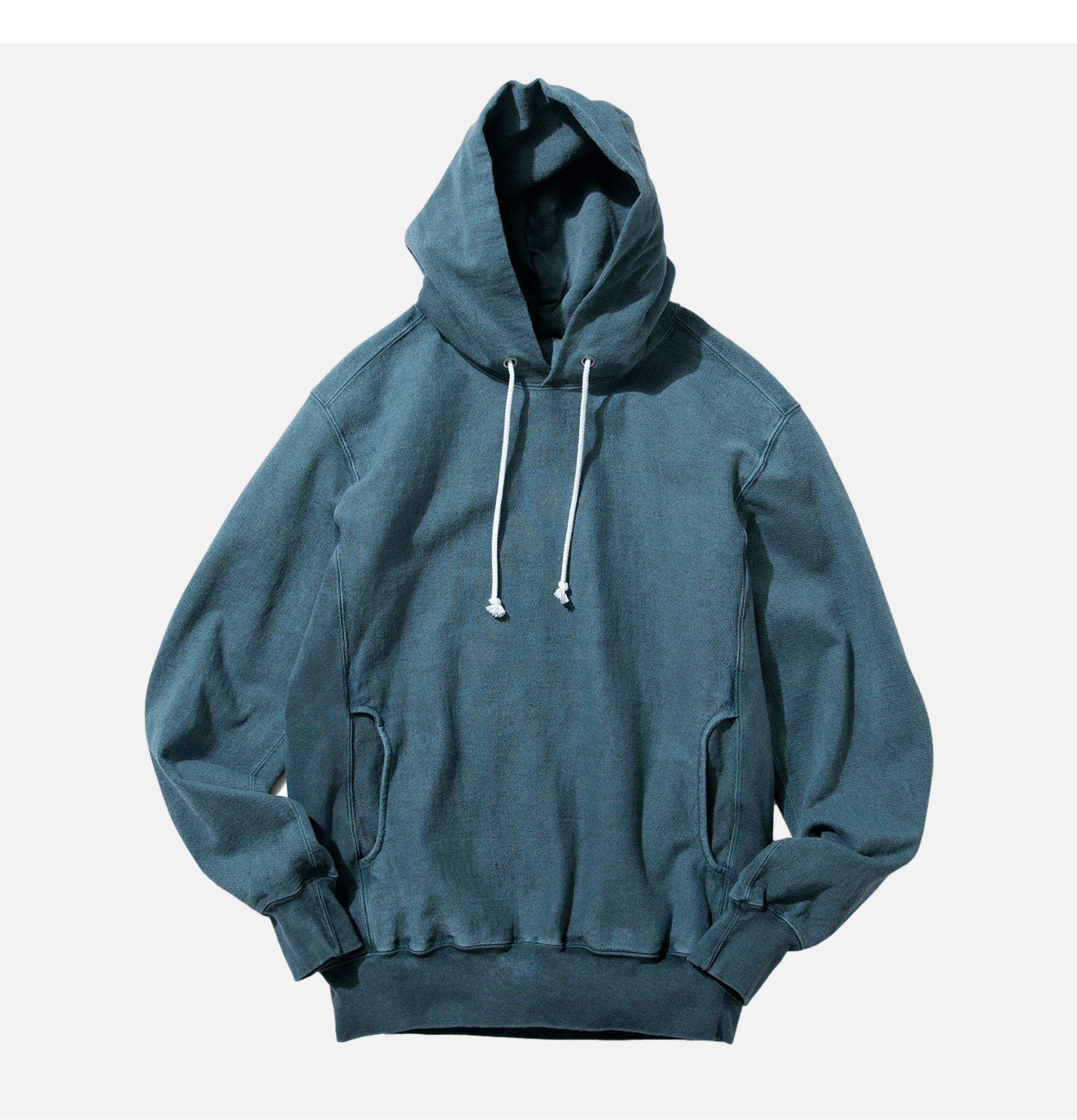 Heavy Po Hood Sweat Slate