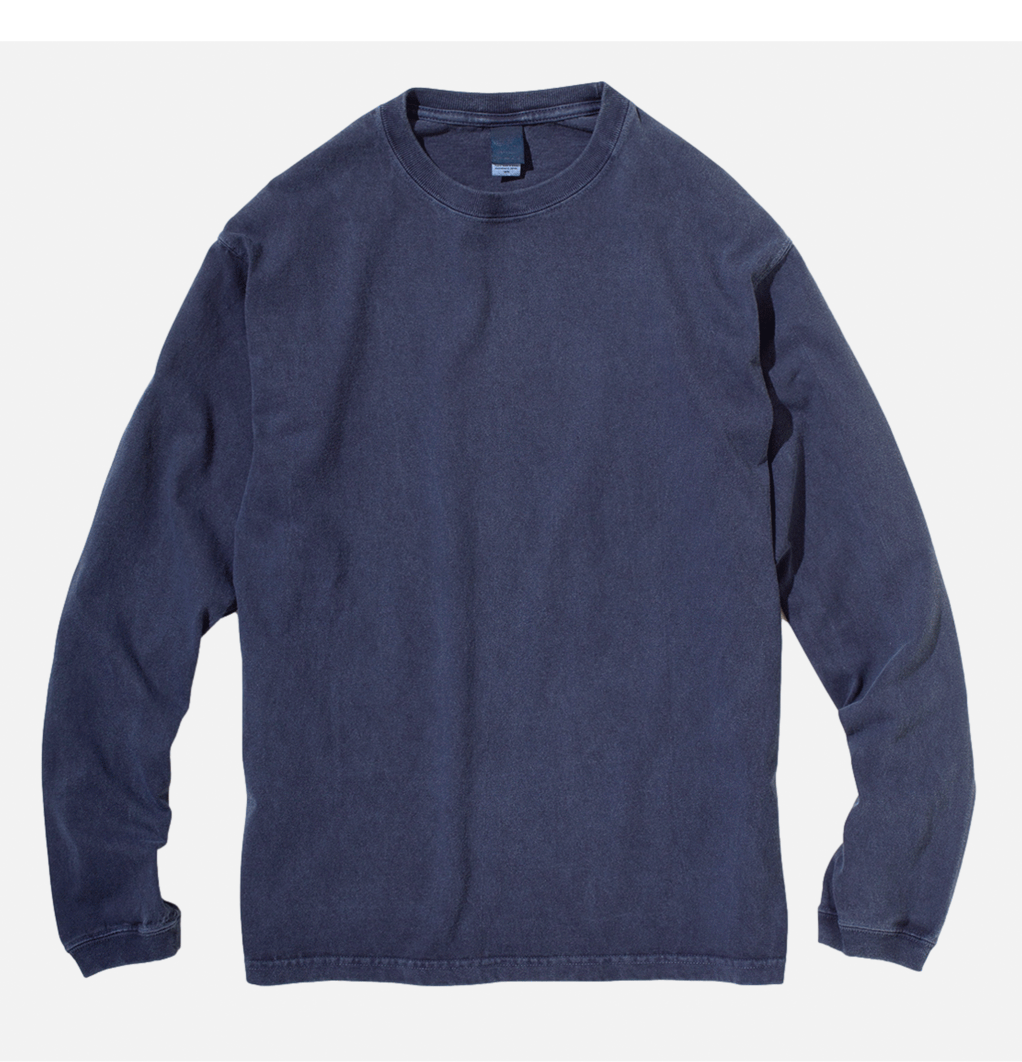 Good On LS Crew Tee Navy