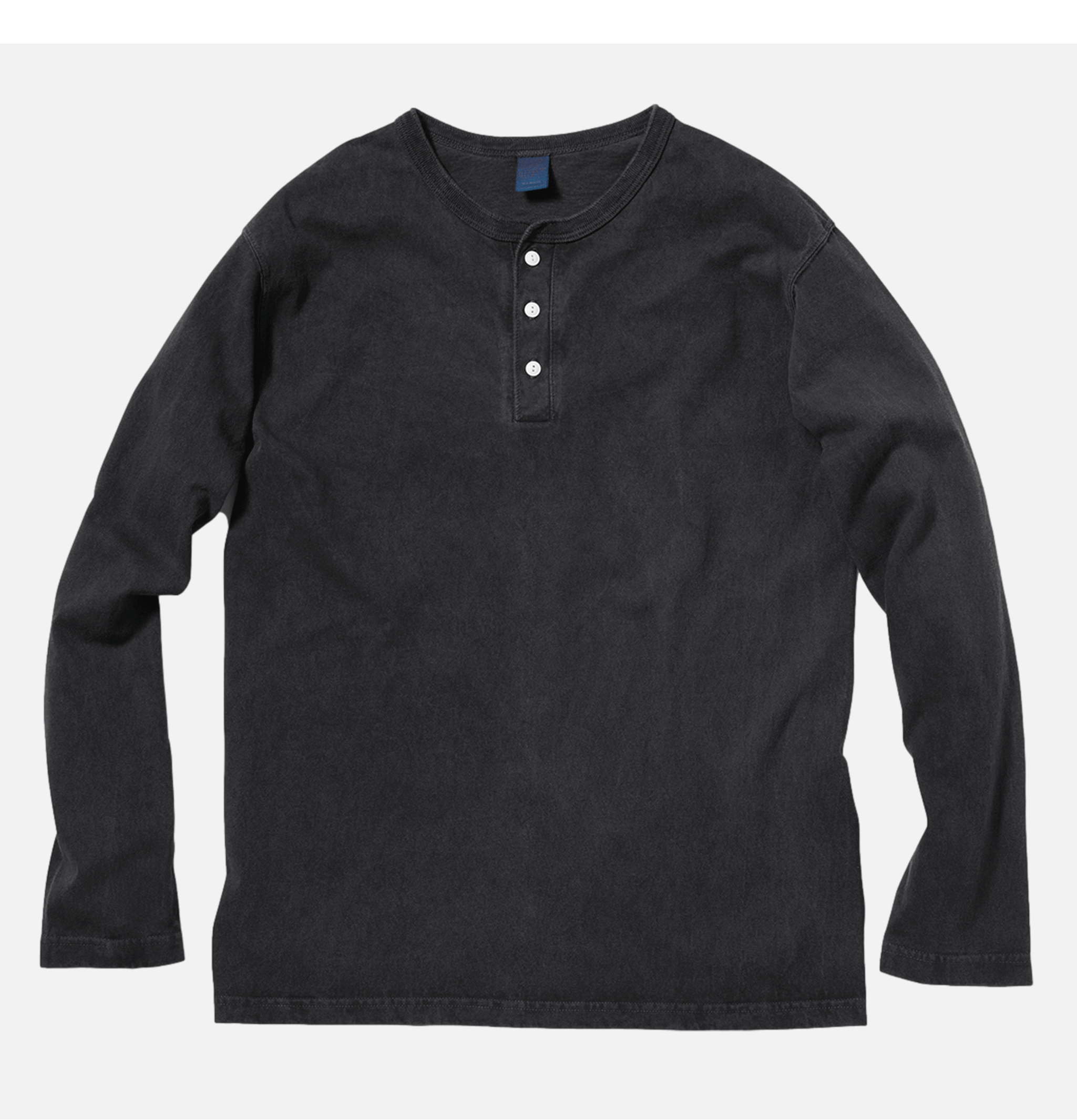 Good On LS Henley Tee Black