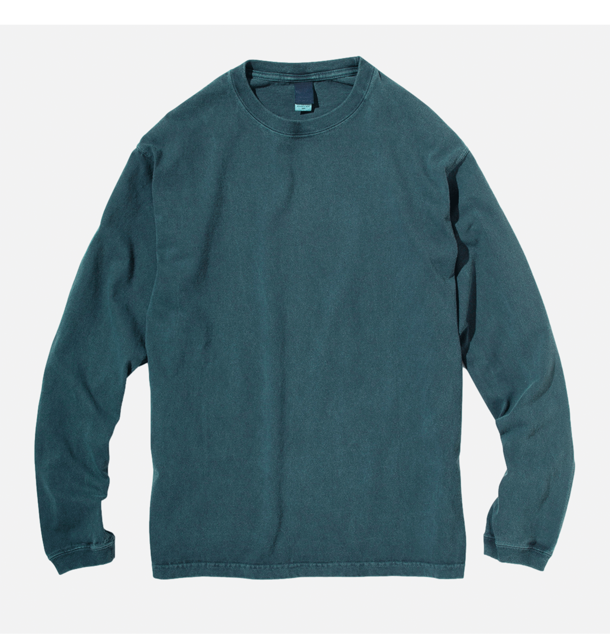 Ls Crew Sweat Slate Gray