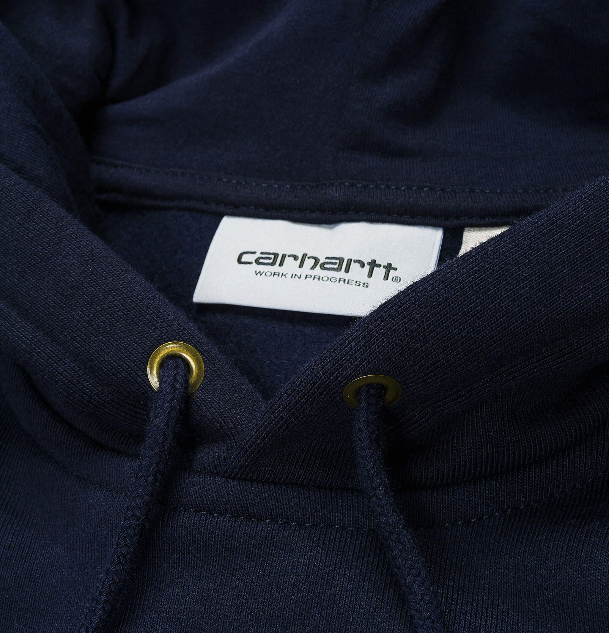 Carhartt WIP Hooded Chase Sweatshirt Dark Navy.
