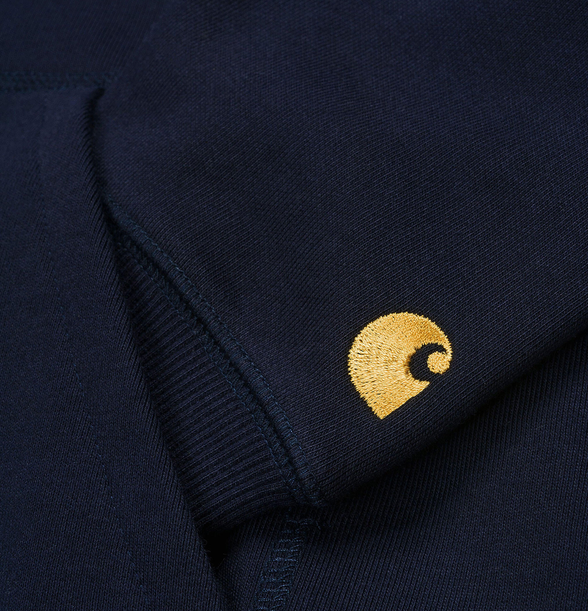 Carhartt WIP Sweatshirt Hooded Chase Dark Navy.