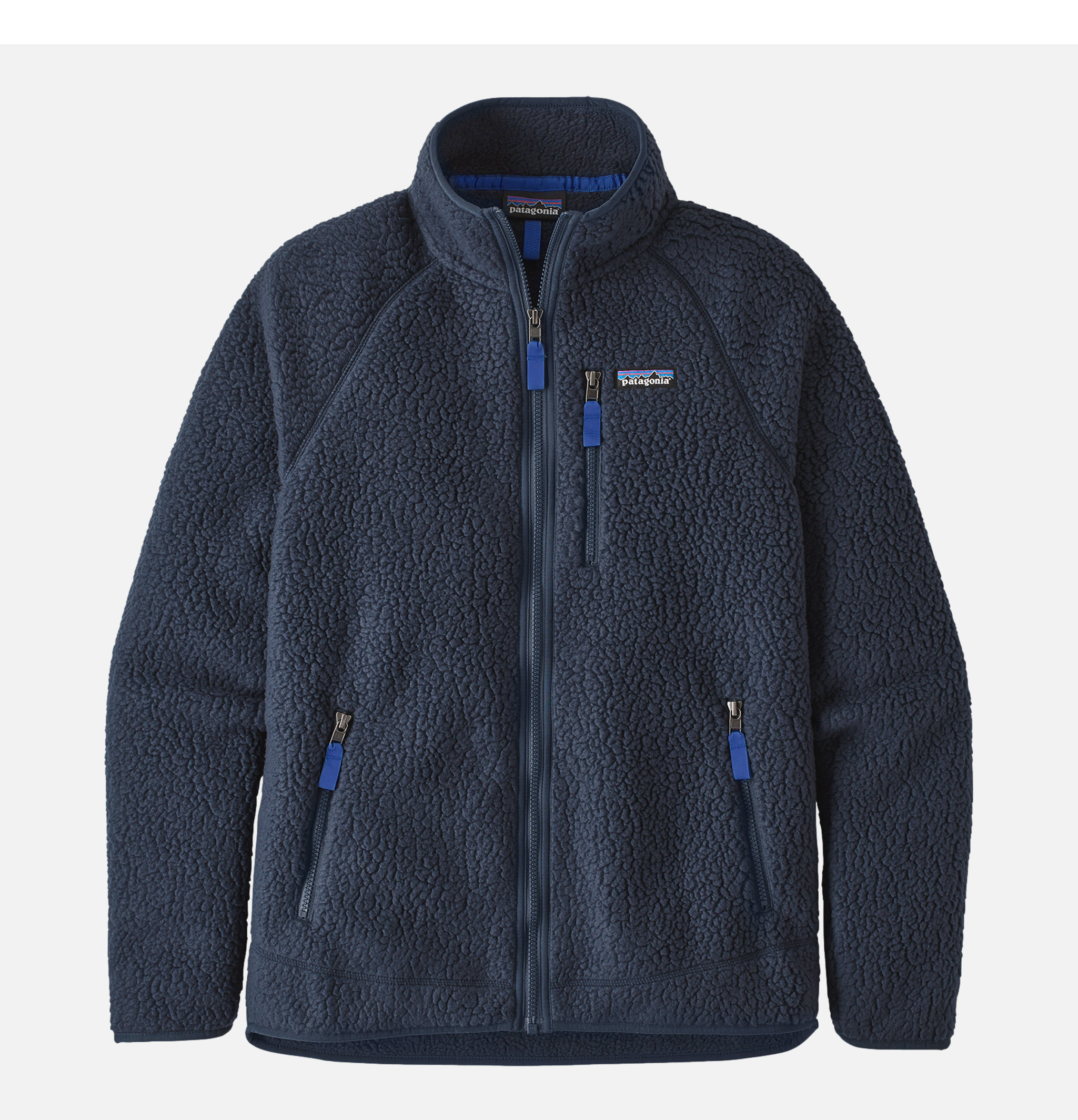 Retro Pile Jacket New Navy