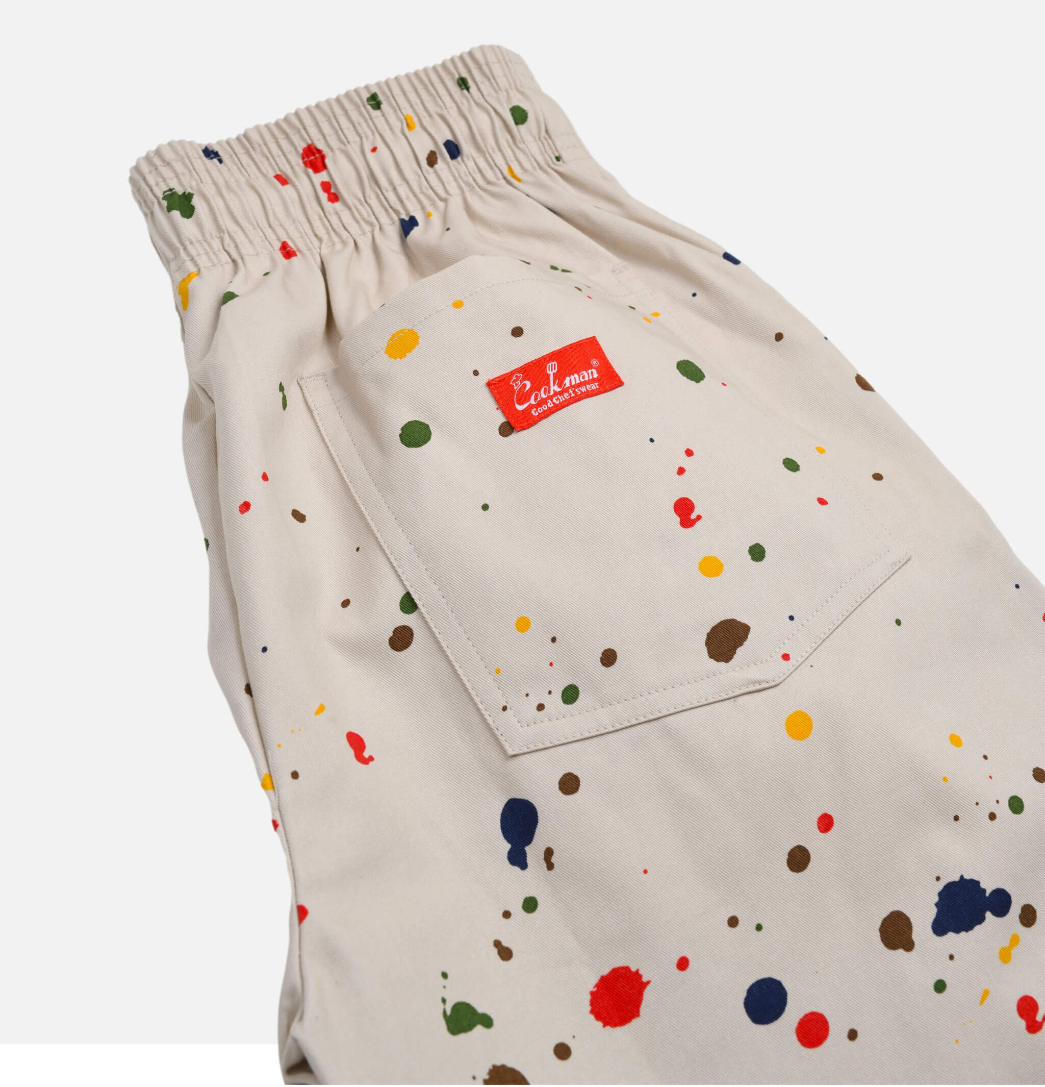 Chef Pant Sauce Splash Beige