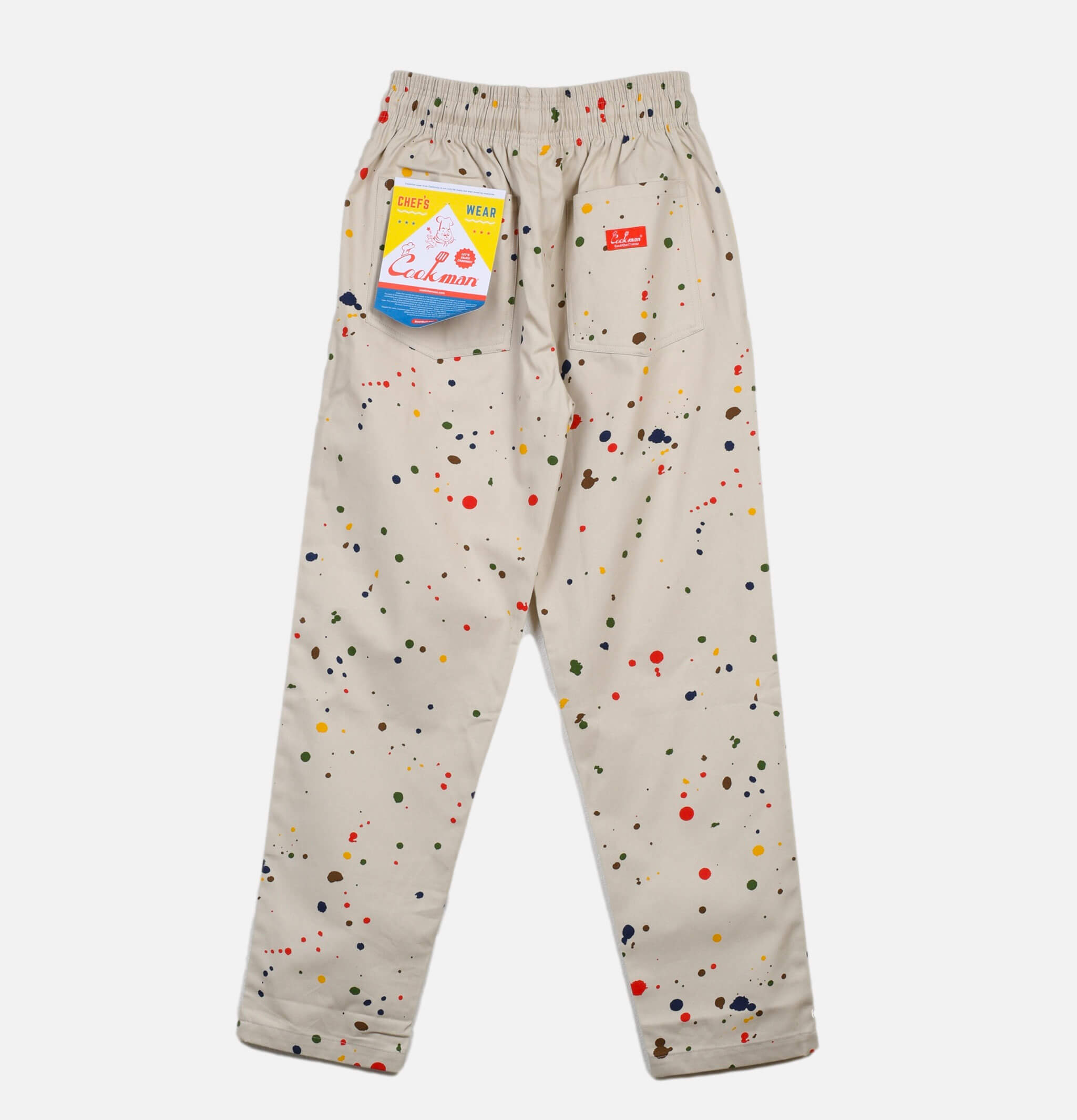 Chef Pant Sauce Splash Beige