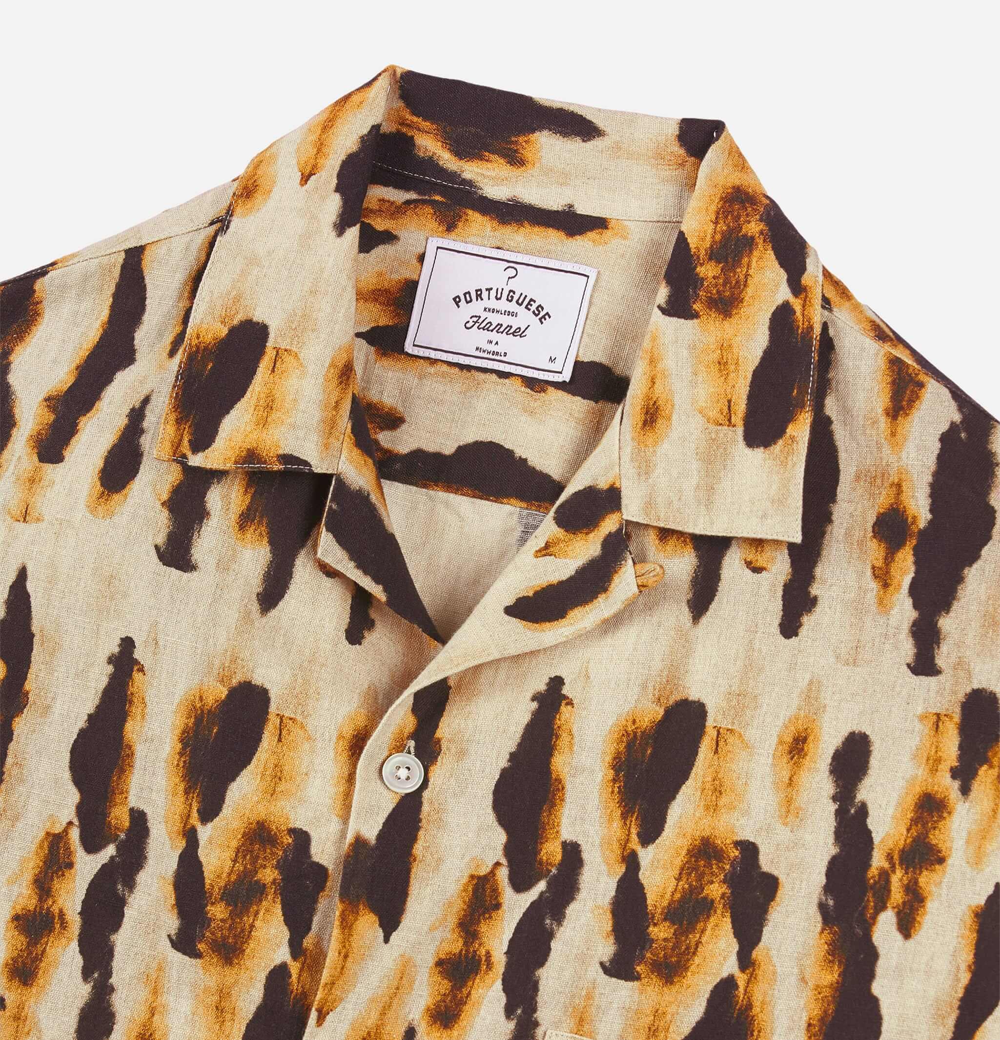 Portuguese Flannel Shirt Borra Mustard