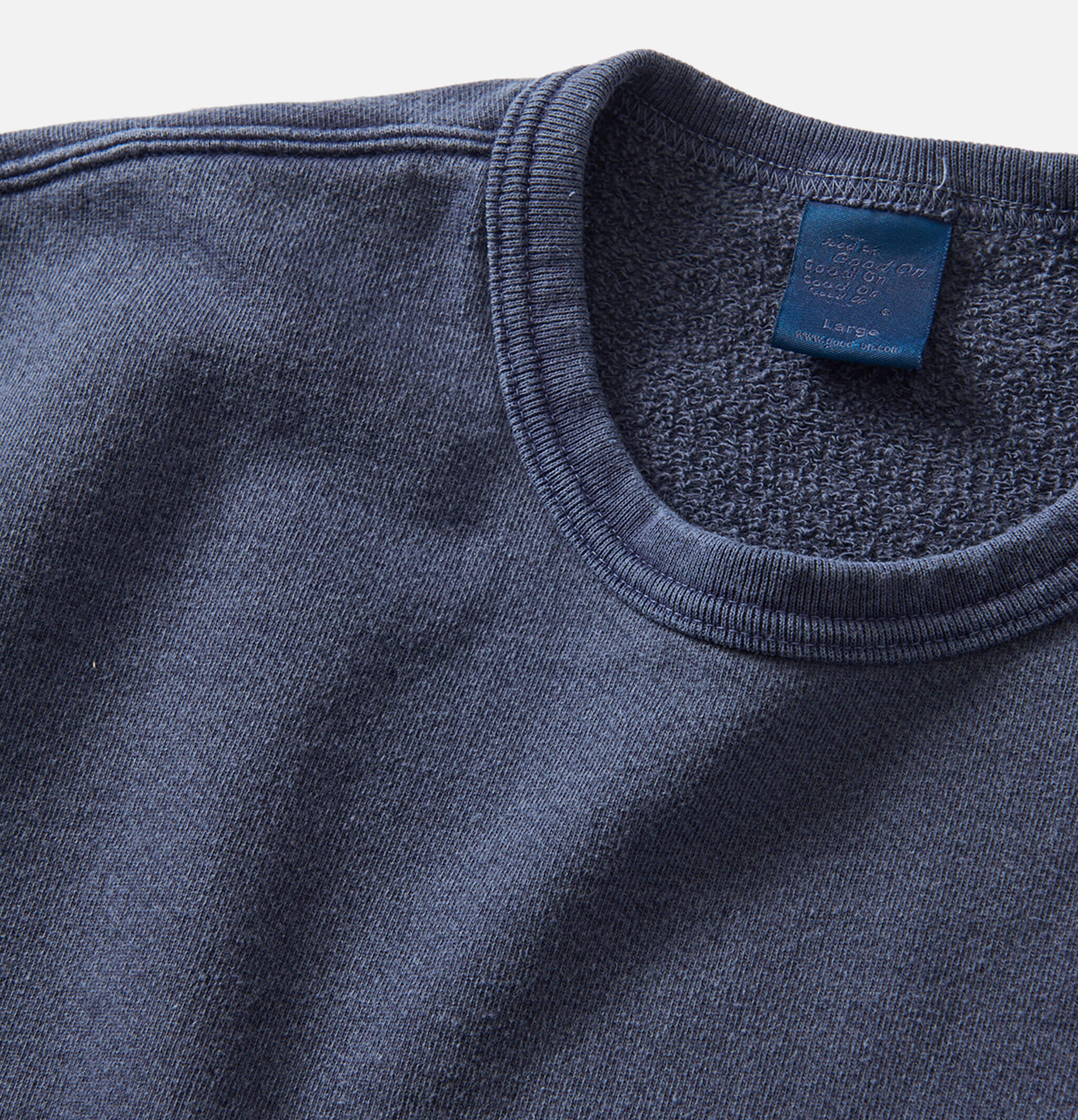 Good On Japan Rough Crew Sweat Navy