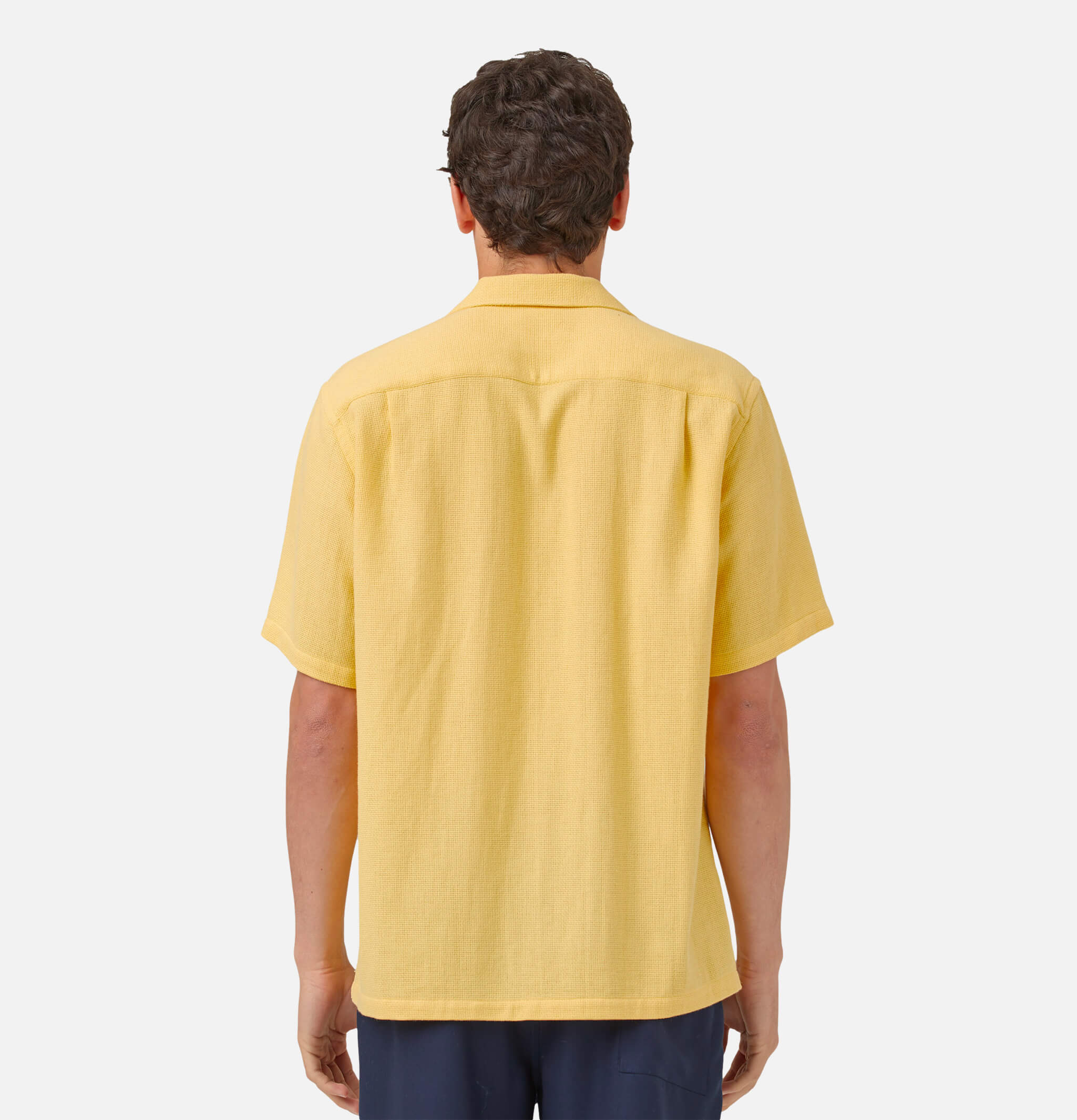 Portuguese Flannel Shirt Pique Yellow