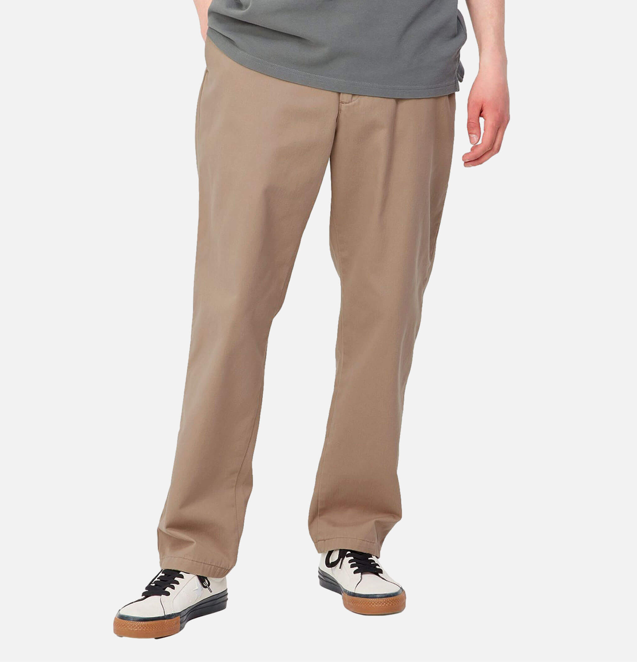 Calder Pant Twill Leather