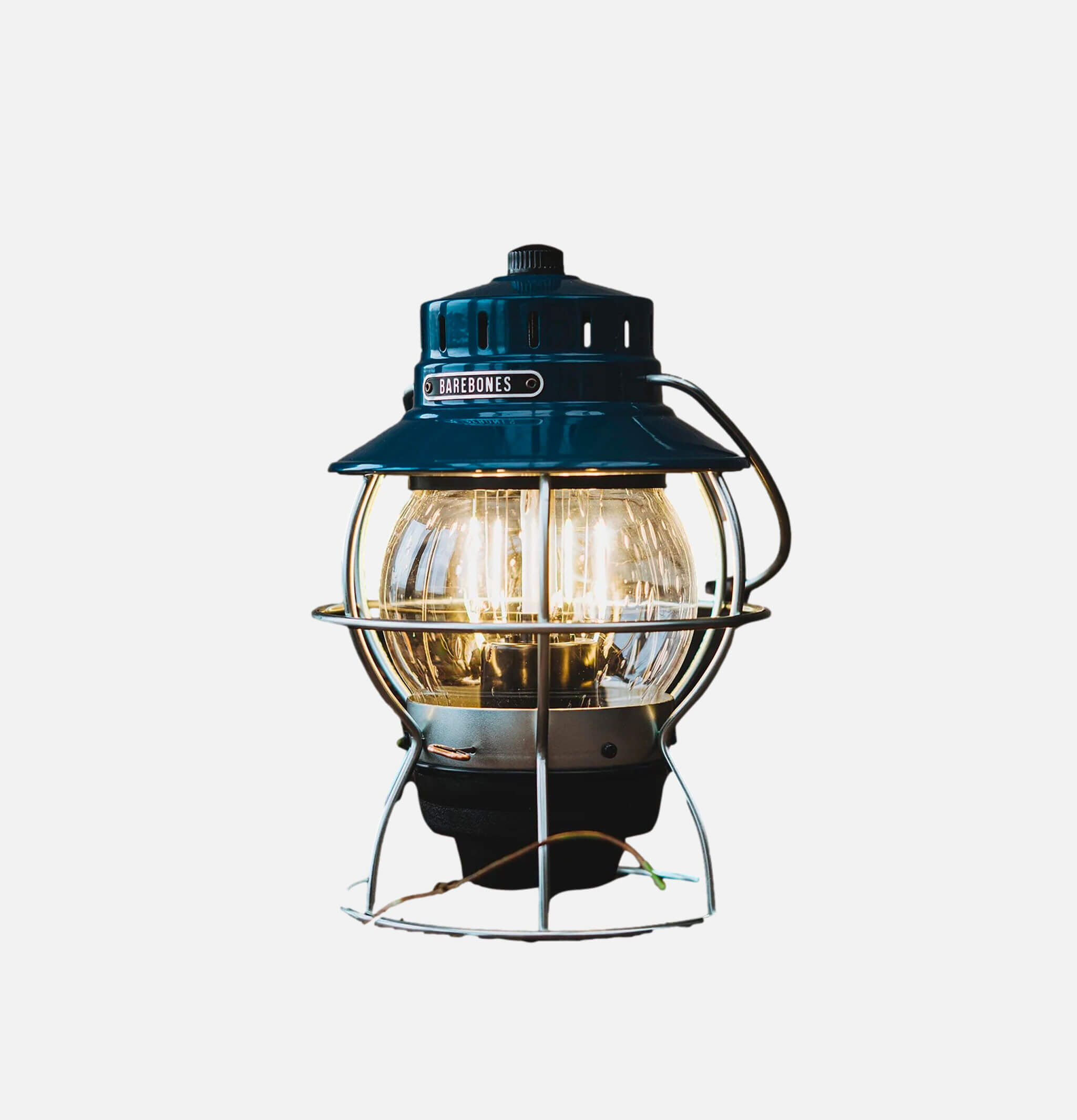 Railroad Lantern Ocean Blue