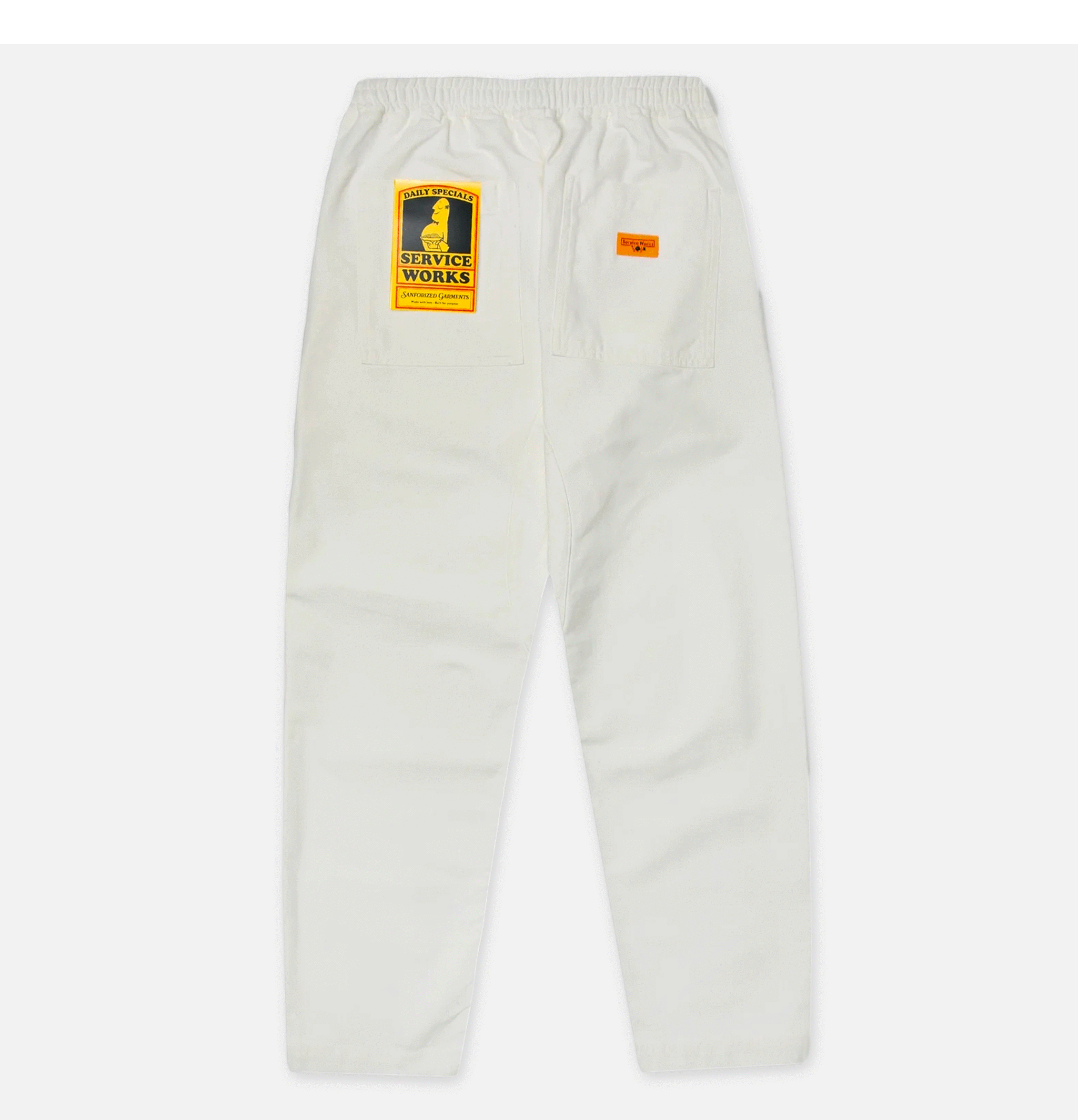 Pantalon Service Works White