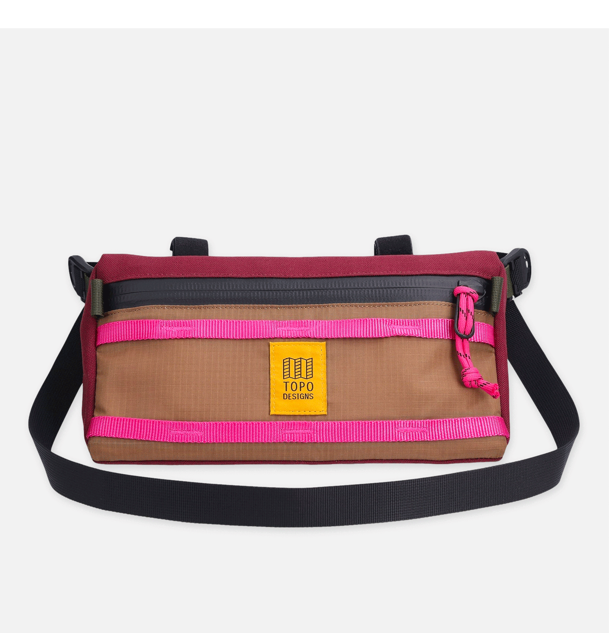 Mountain Bike Bag Burgundykaki