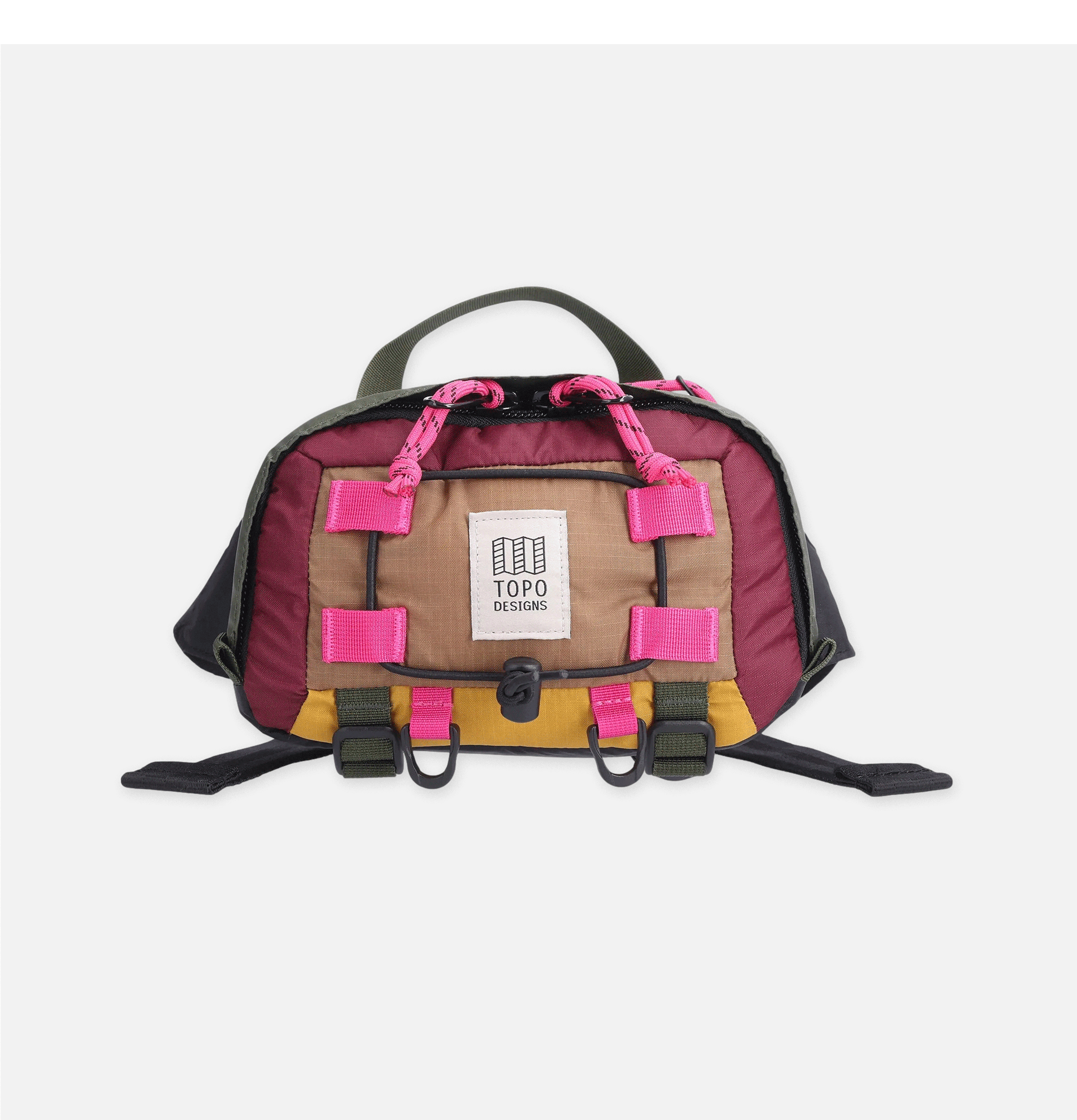 Mount Hip Pack Burgundy Khaki
