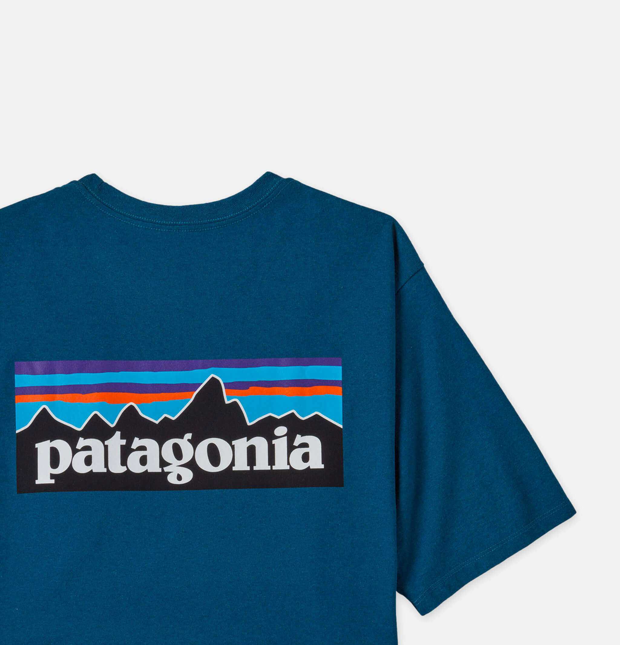 P6 Logo T-shirt Wavy Blue