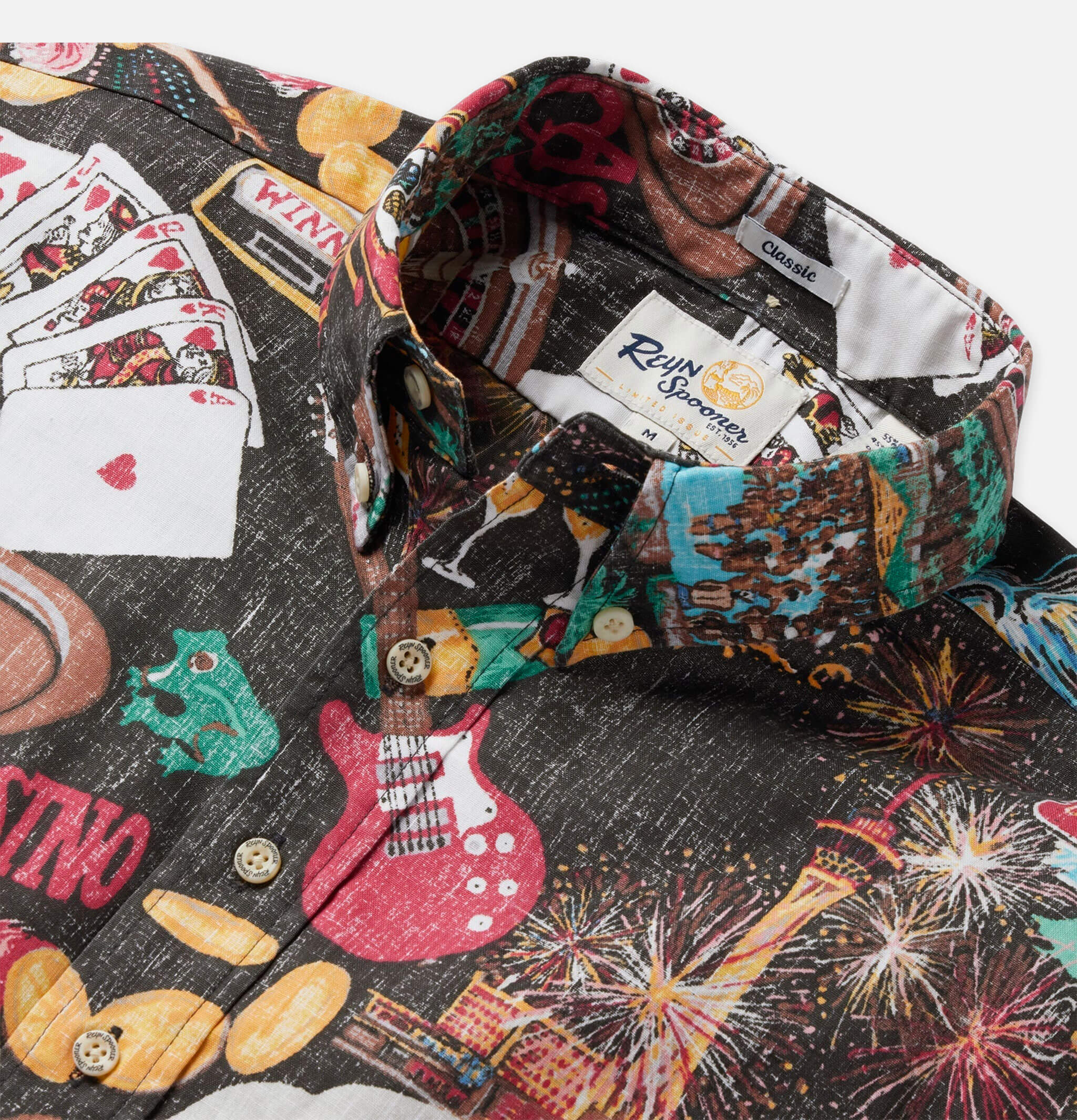 Reyn Spooner 9th Island Popover Shirt Black