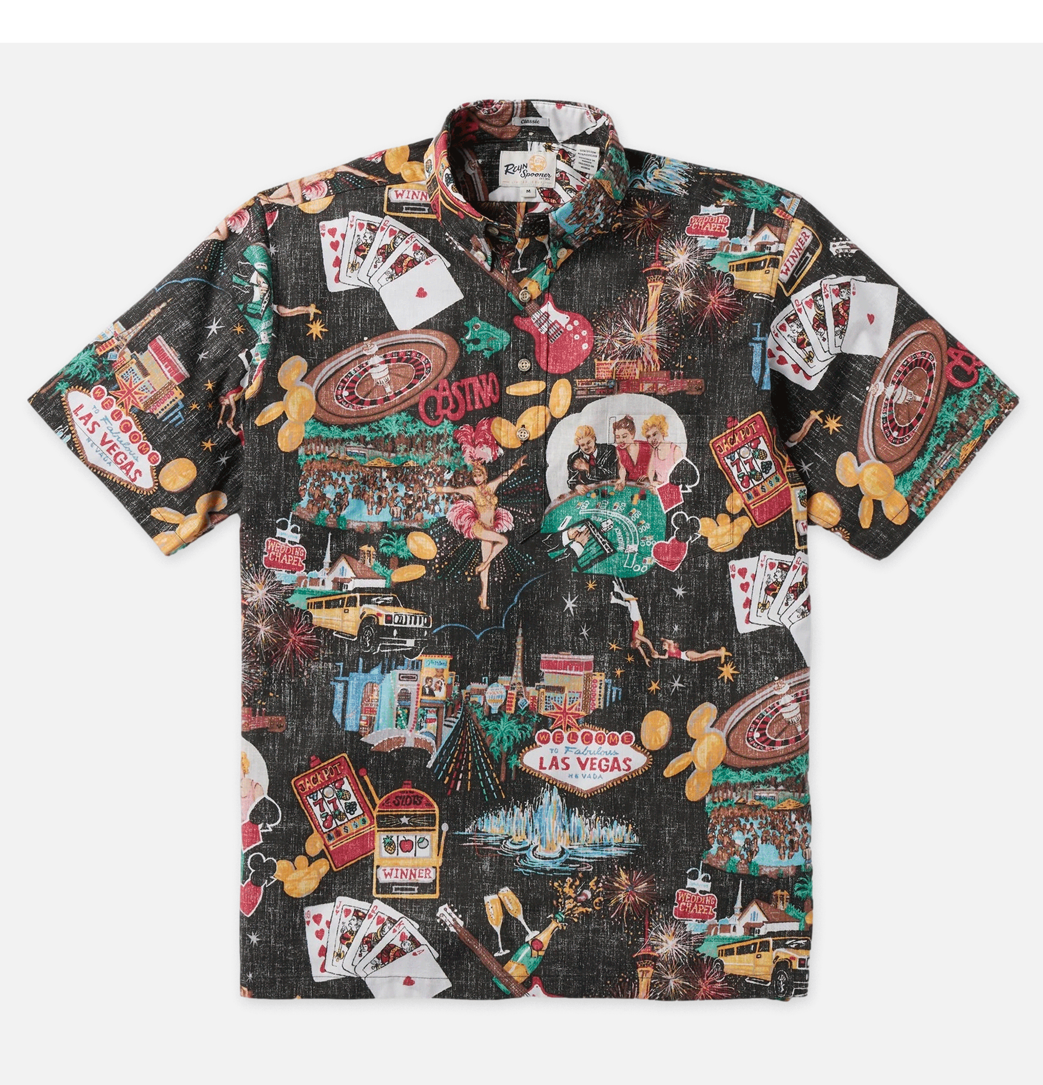 Reyn Spooner 9th Island Popover Shirt Black