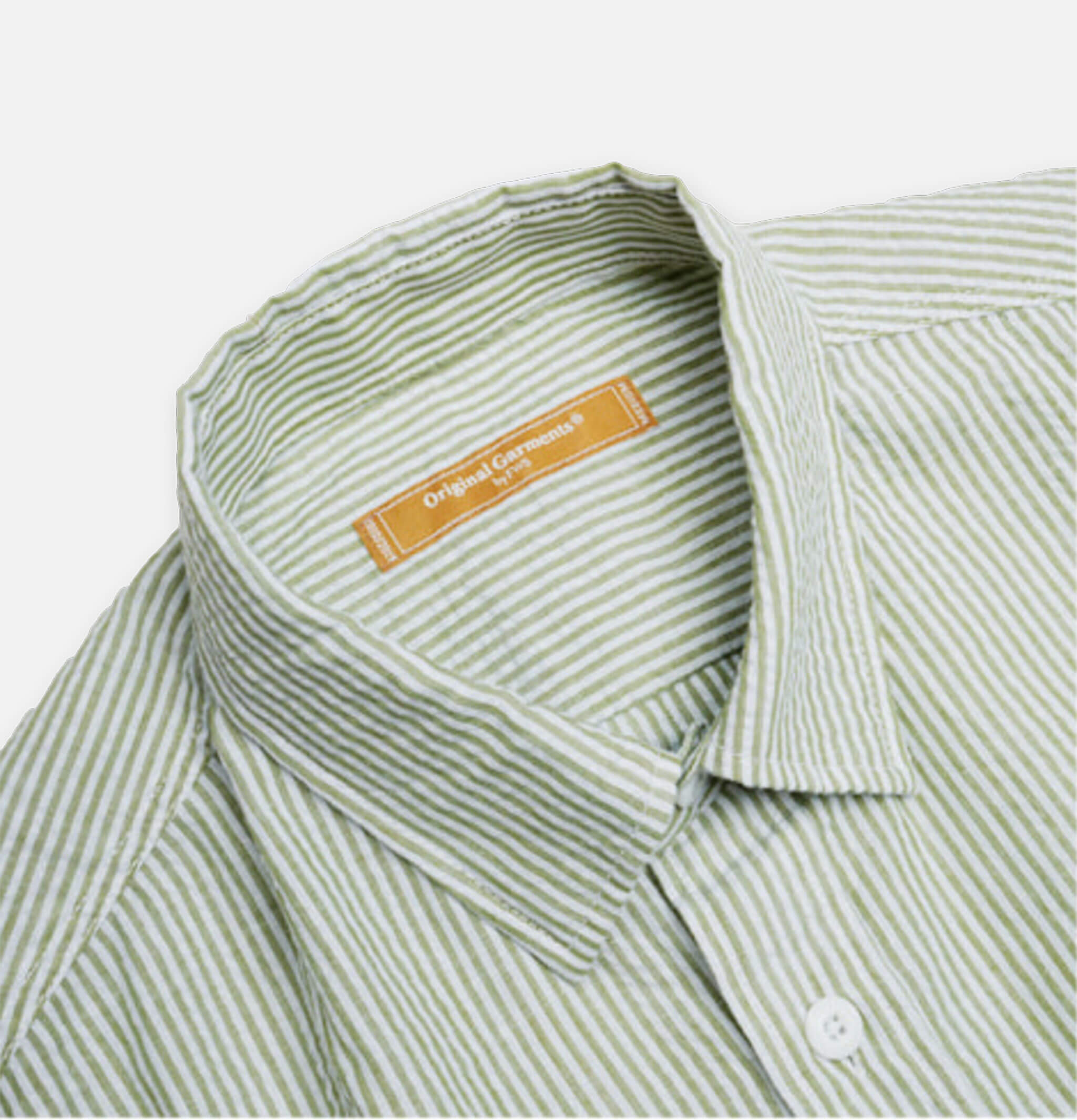 Frizmworks Stripes Seersucker Shirt Green