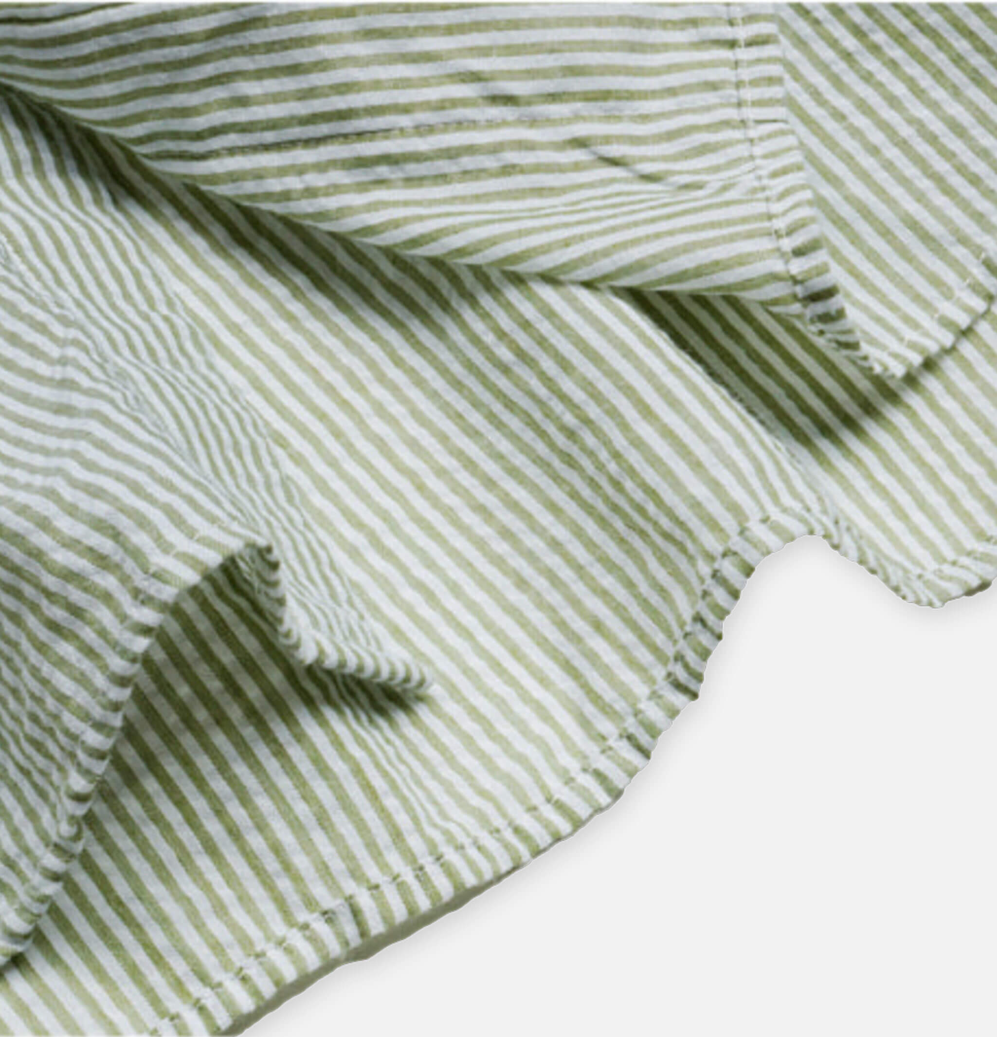 Frizmworks Stripes Seersucker Shirt Green