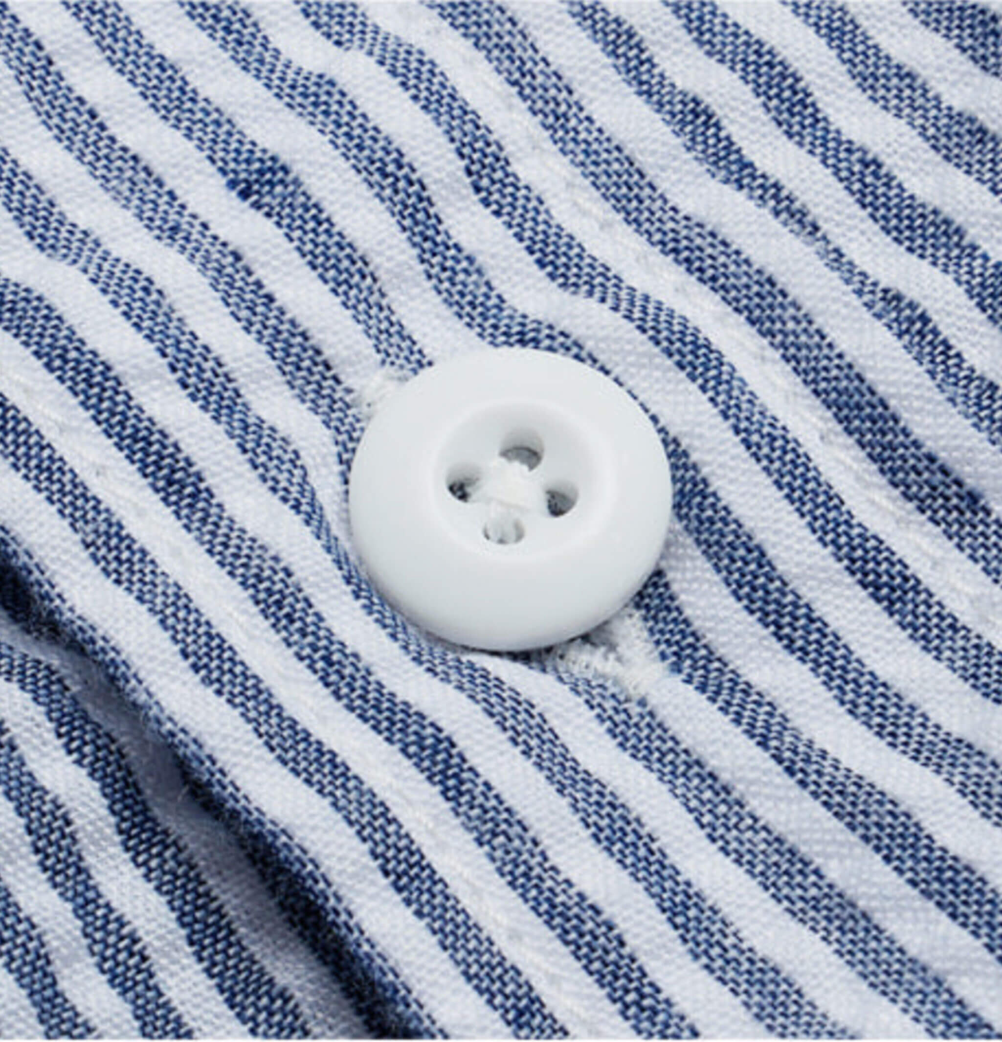 Frizmworks Stripes Seersucker Shirt Blue
