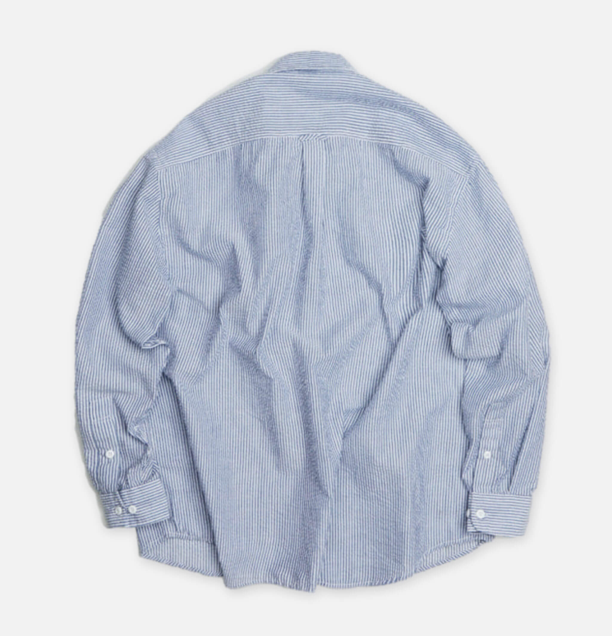 Frizmworks Stripes Seersucker Shirt Blue
