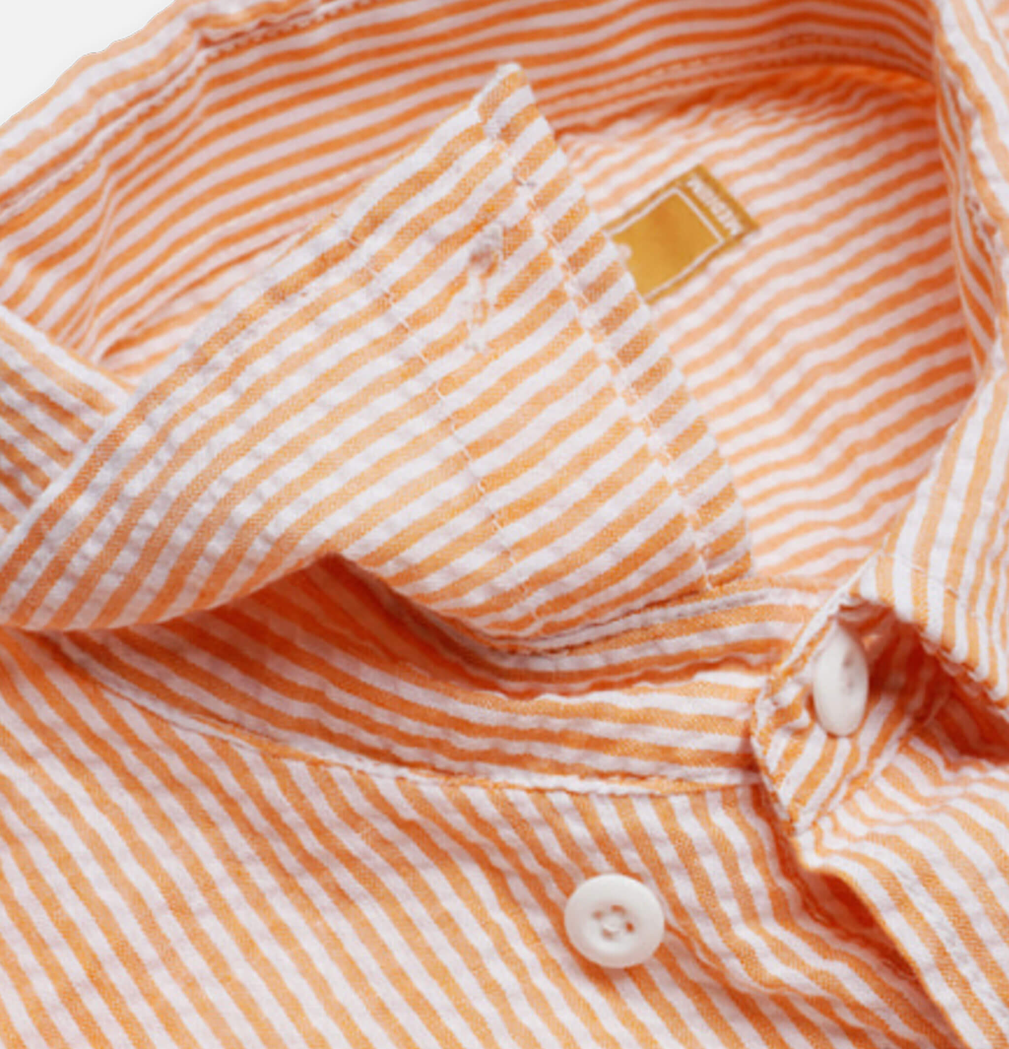 Frizmworks Stripes Seersucker Shirt Orange