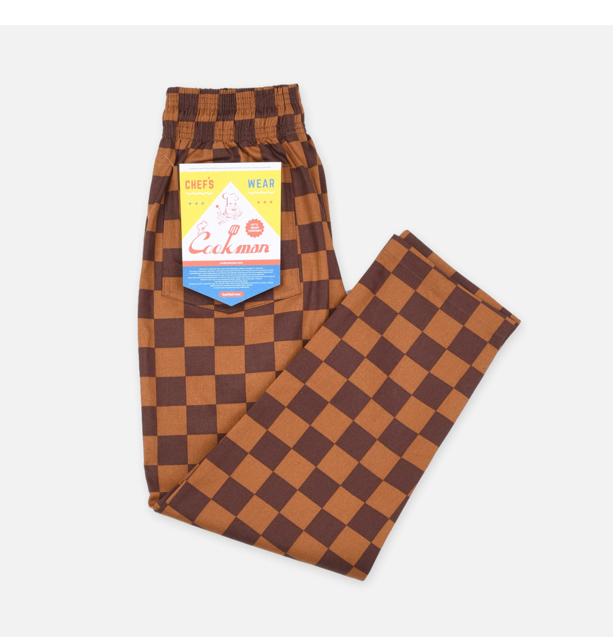 Chef Pant Checker Brown