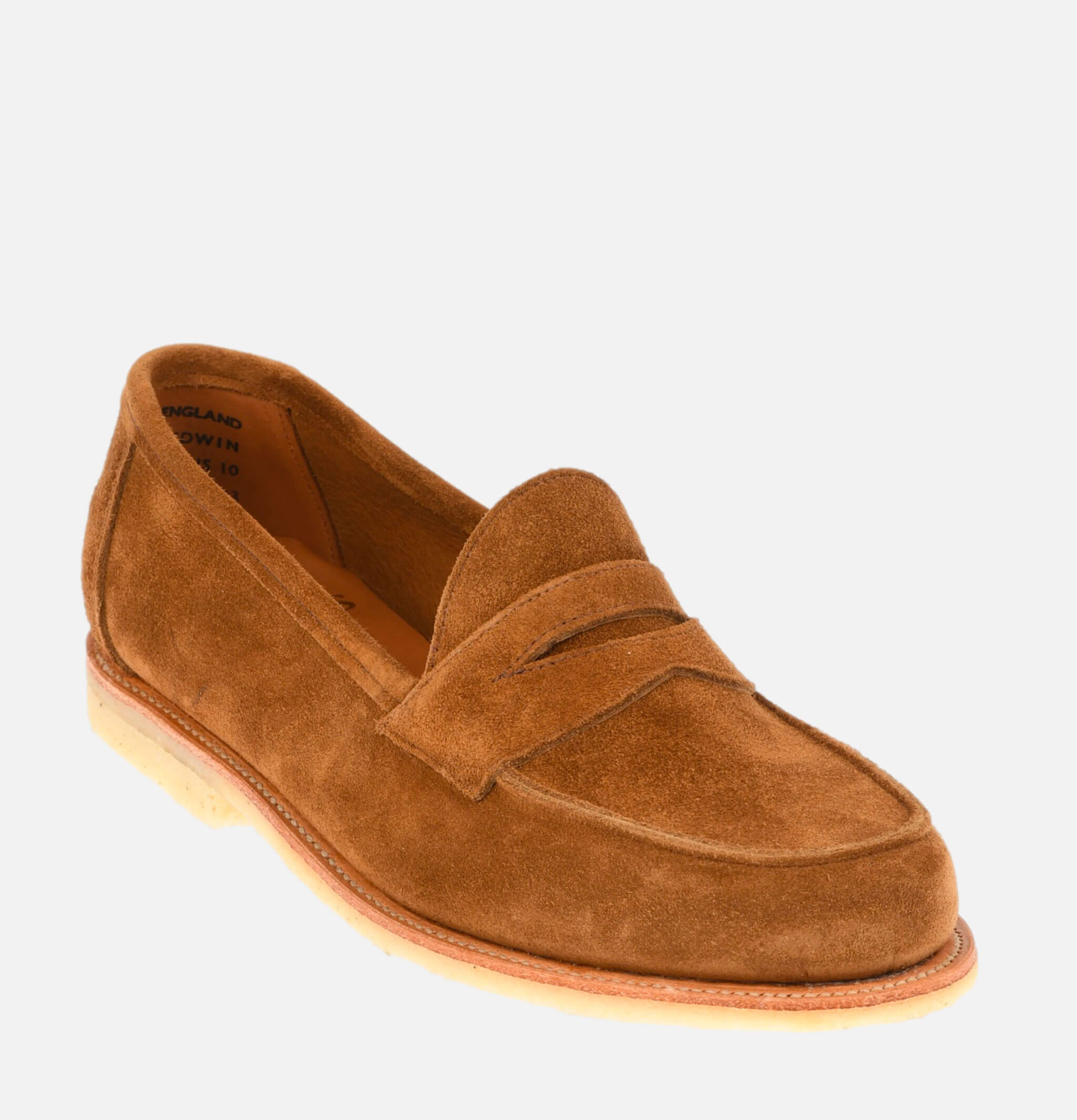 Sanders Edwin Penny Loafer Tobacco