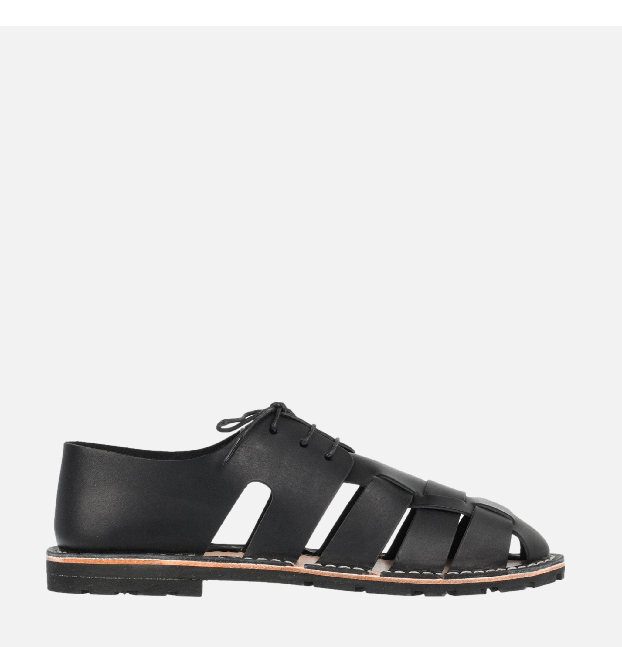 Artisanal Sandal Shoe Black