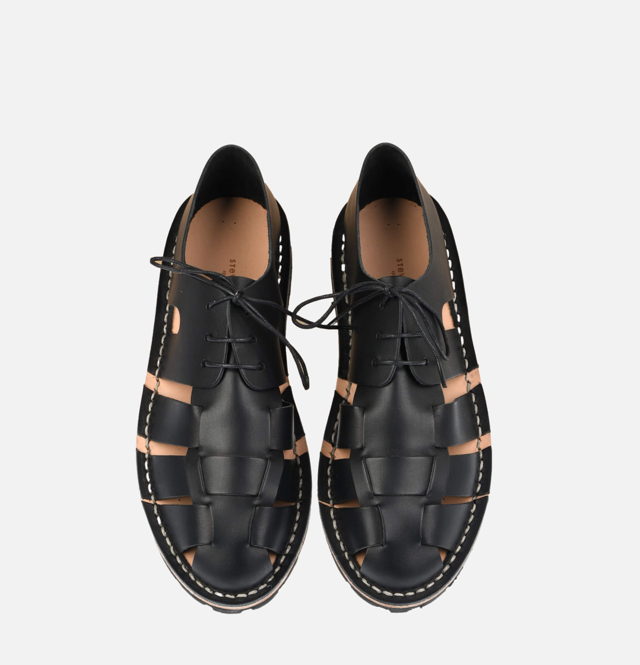 Steve Mono Artisanal Sandales Noir