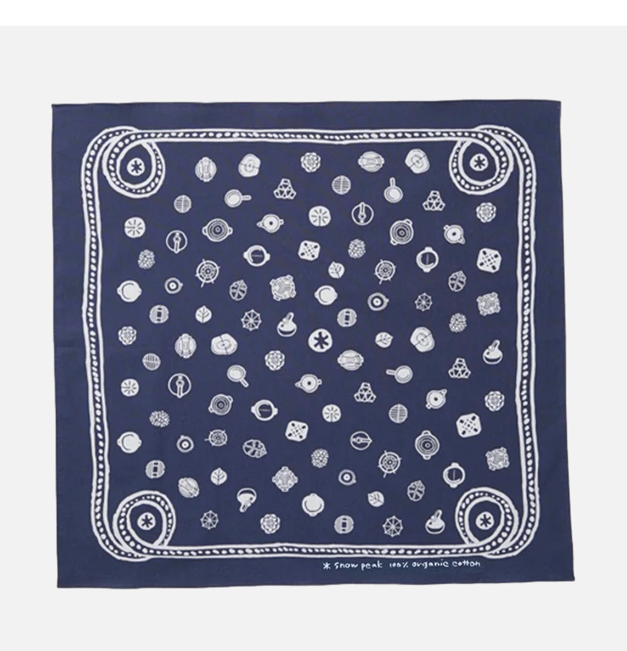 Sp Dot Bandana Navy
