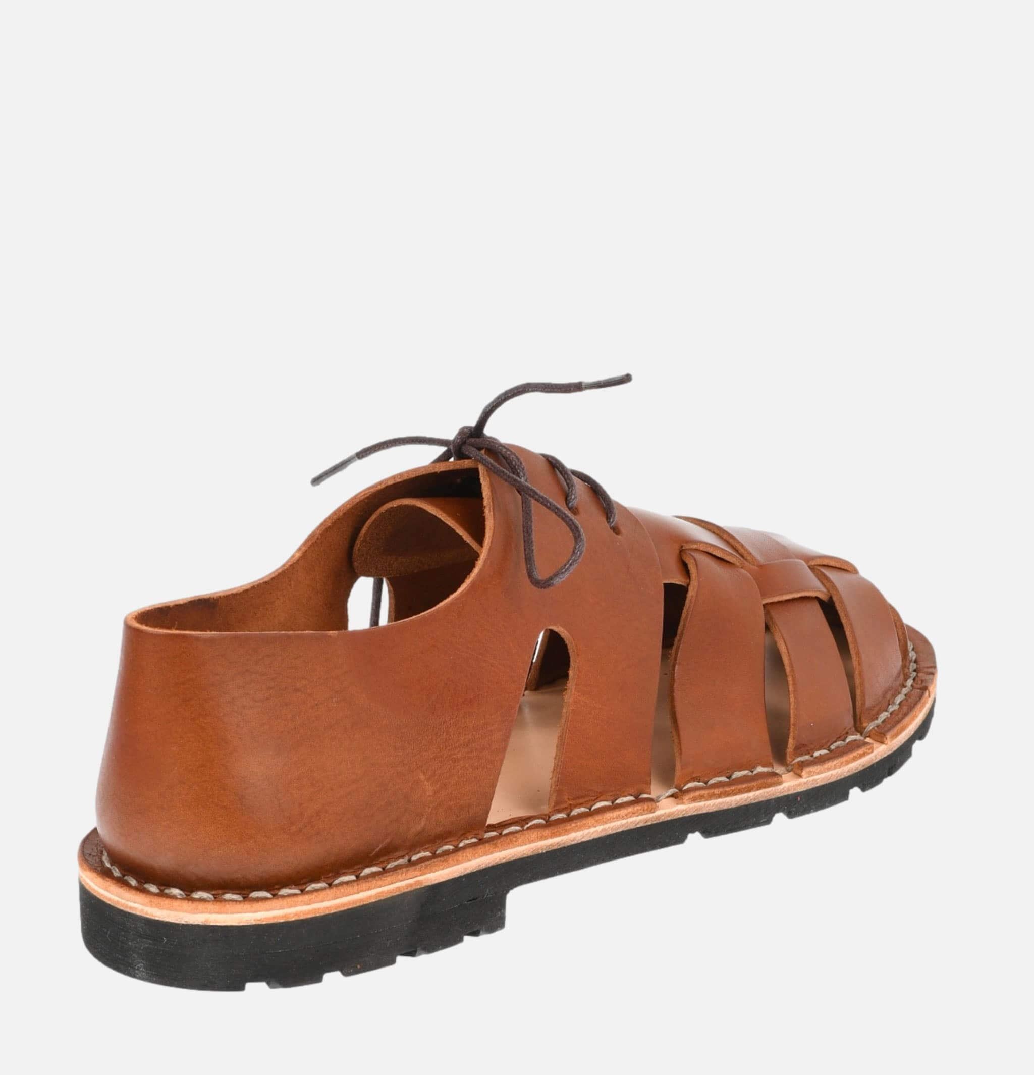 Steve Mono Chaussures Artisanal Sandal Shoe Chocolate