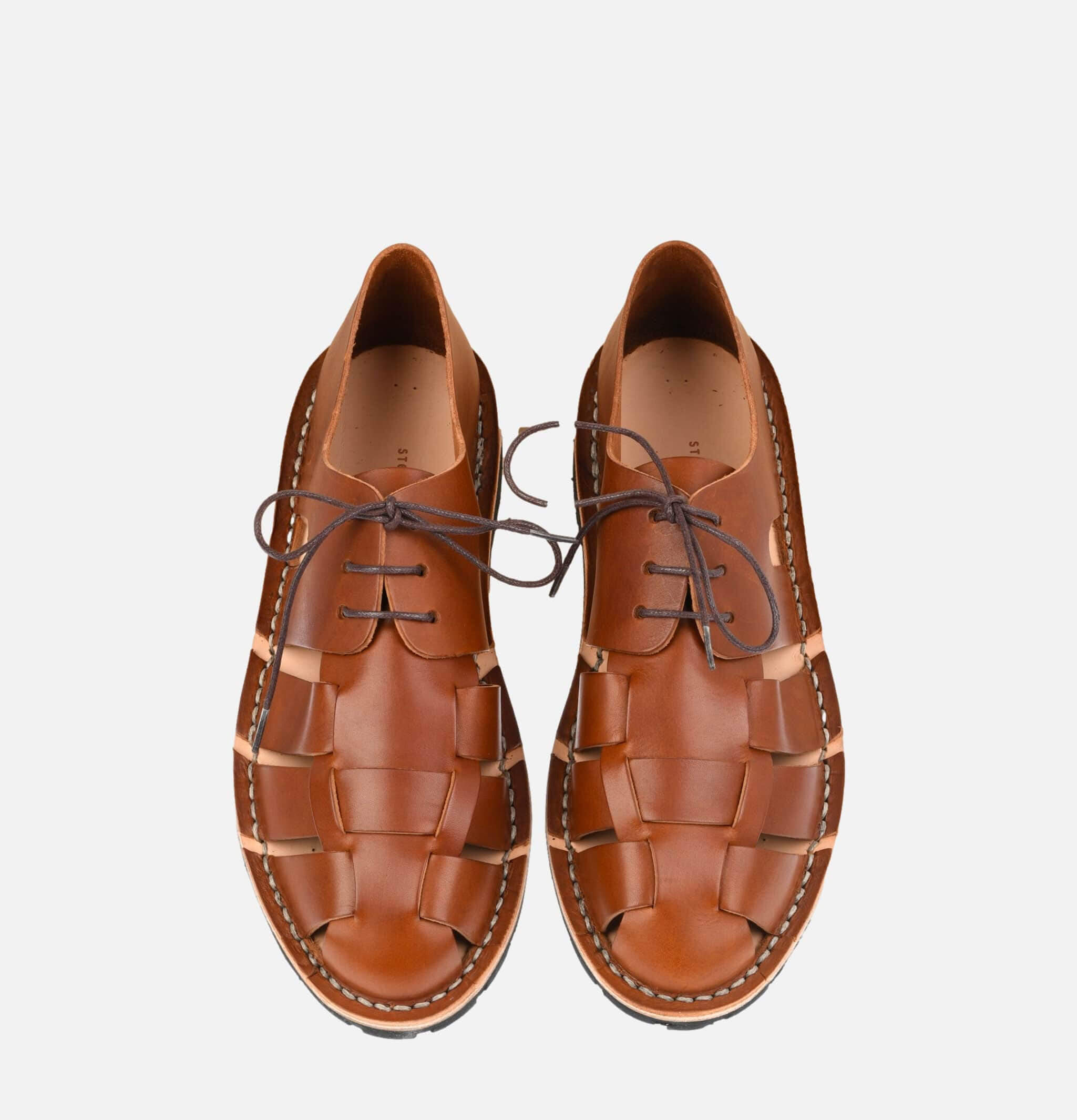 Steve Mono Chaussures Artisanal Sandal Shoe Chocolate