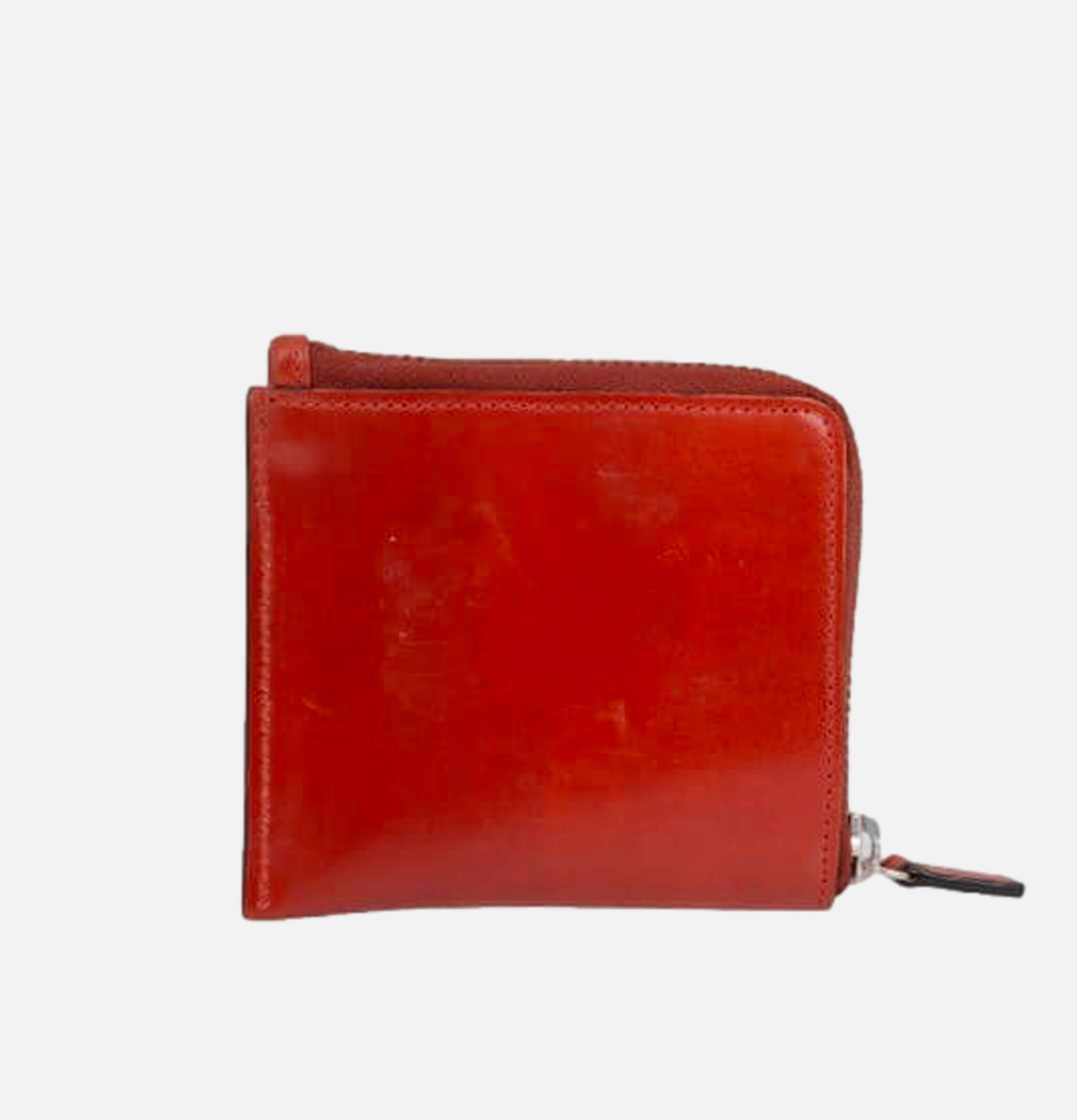 Zip Bi Fold Wallet Coral Red