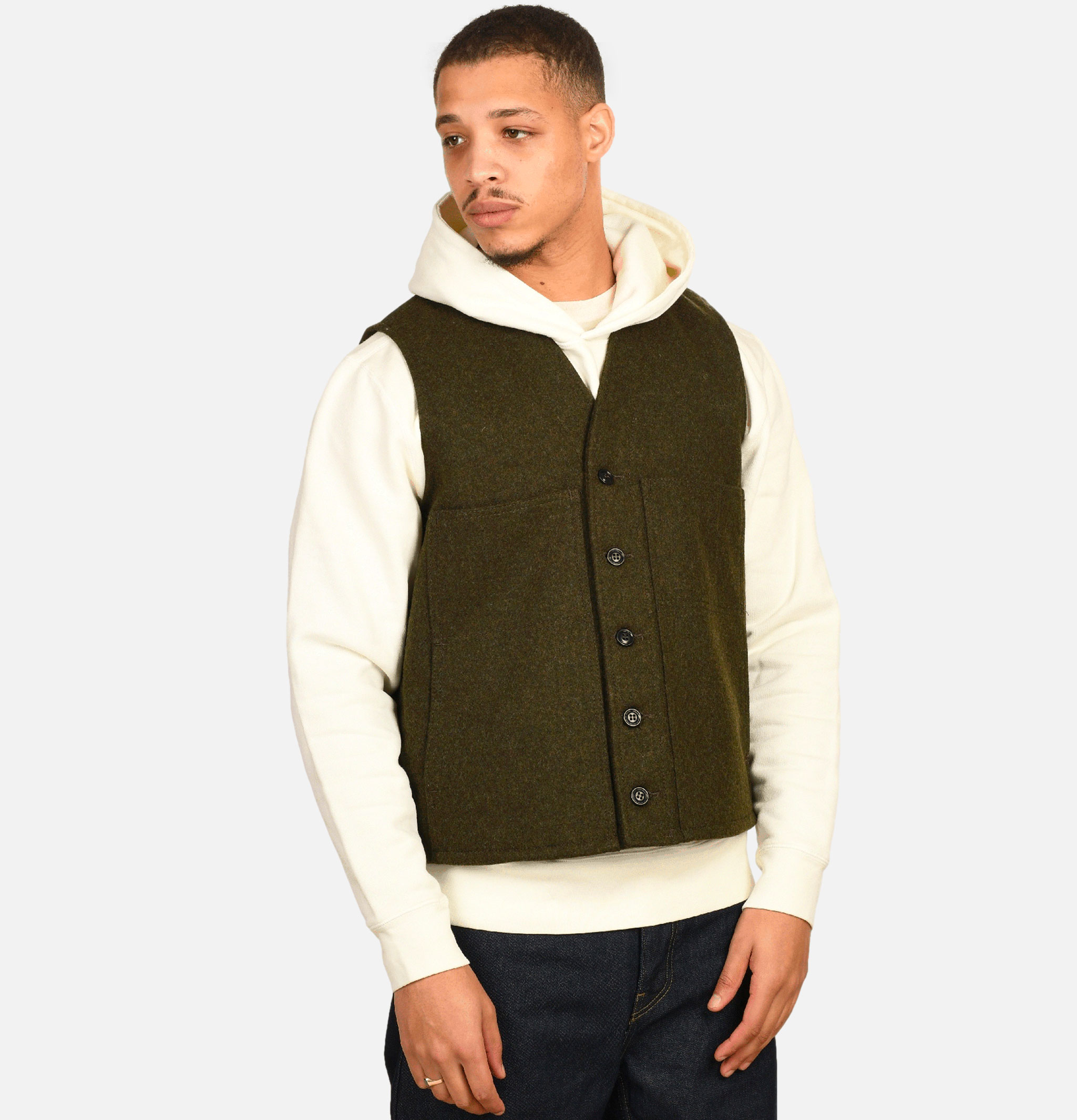 Filson | Wool mackinaw vest 10055 Forest Green | Royalcheese Paris ...