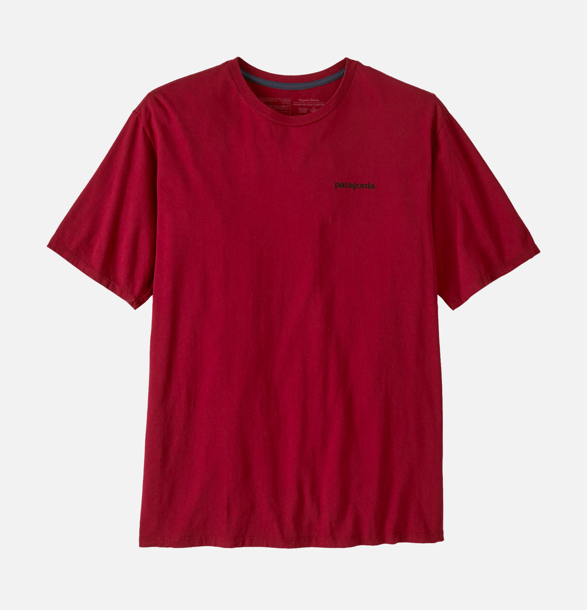 Patagonia T-Shirt P6 Mission Wax Rouge