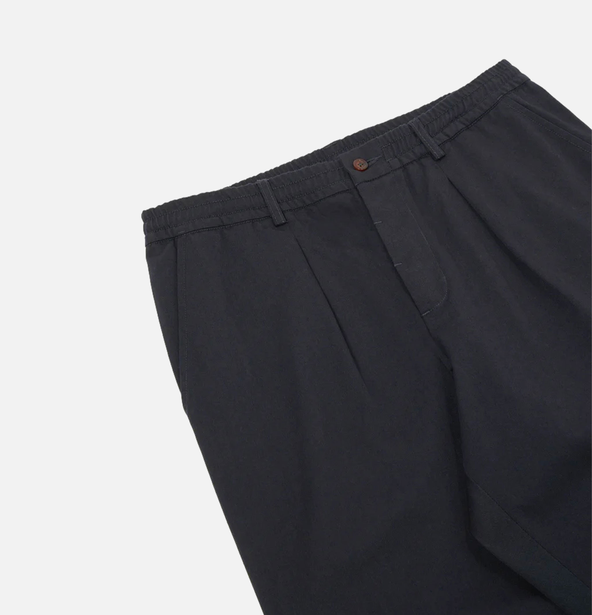 Pantalon Universal Works Double Pleat Pant Black.