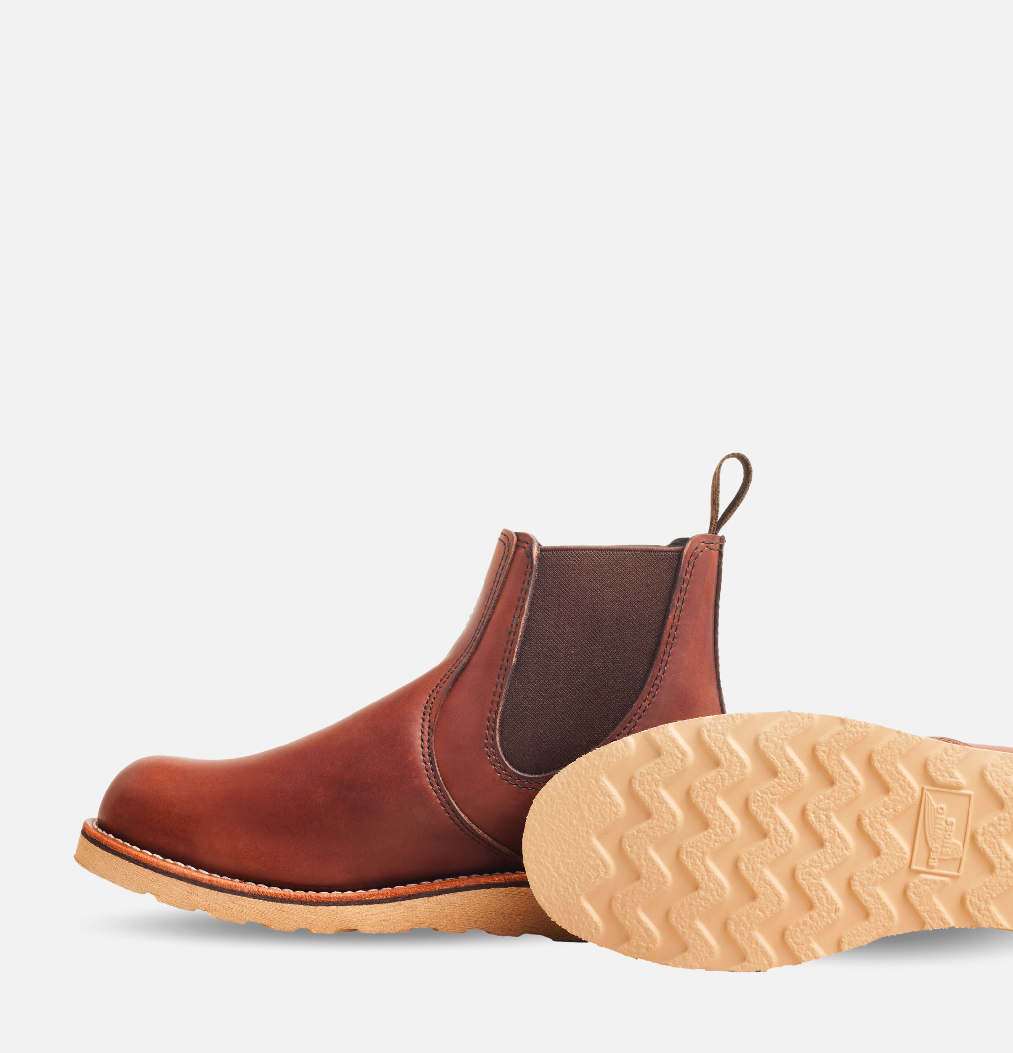 Red Wing Shoes - 3190 - Classic Chelsea Boots - Amber Harness