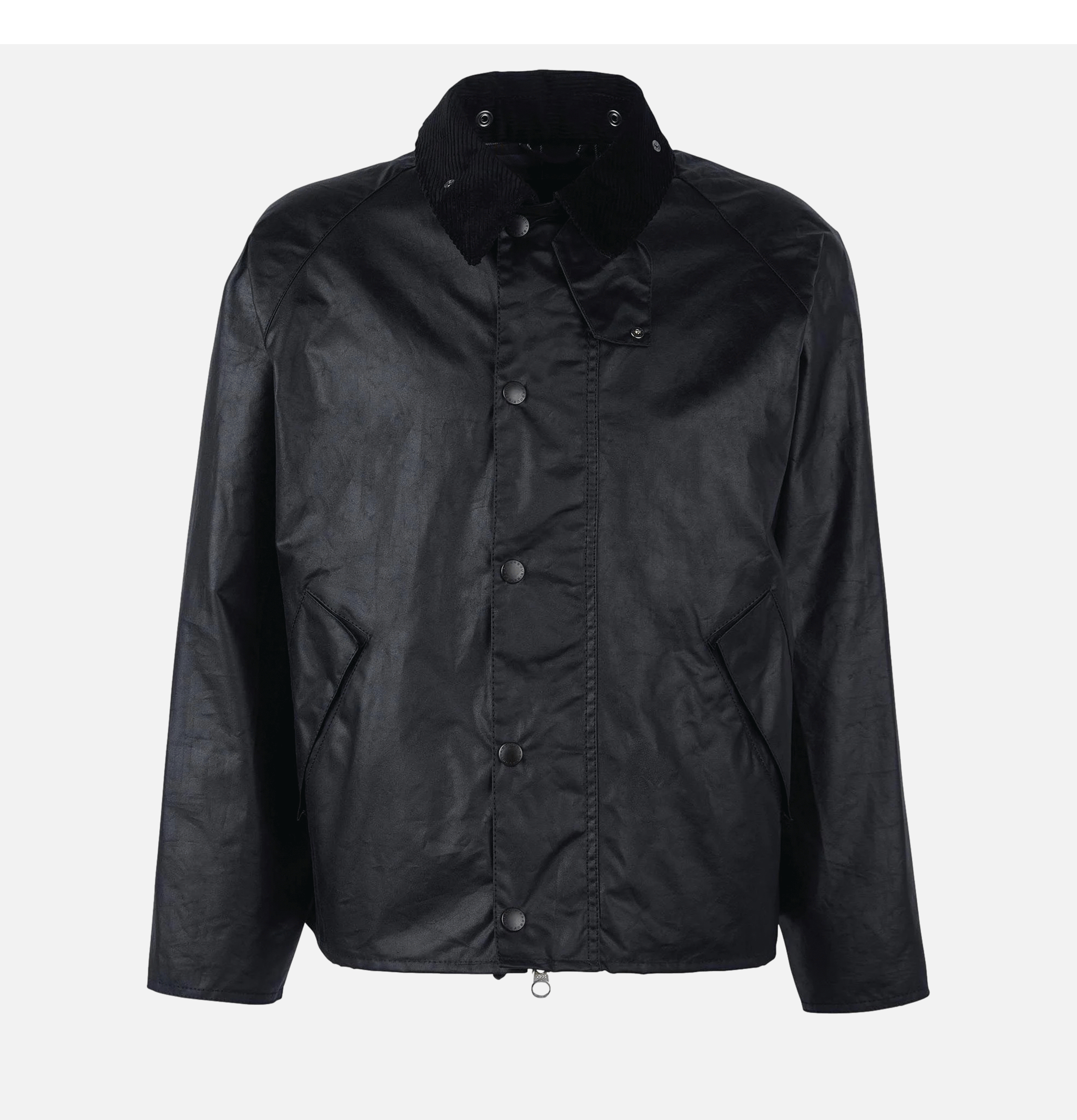 Barbour Transport Wax Jacket Black