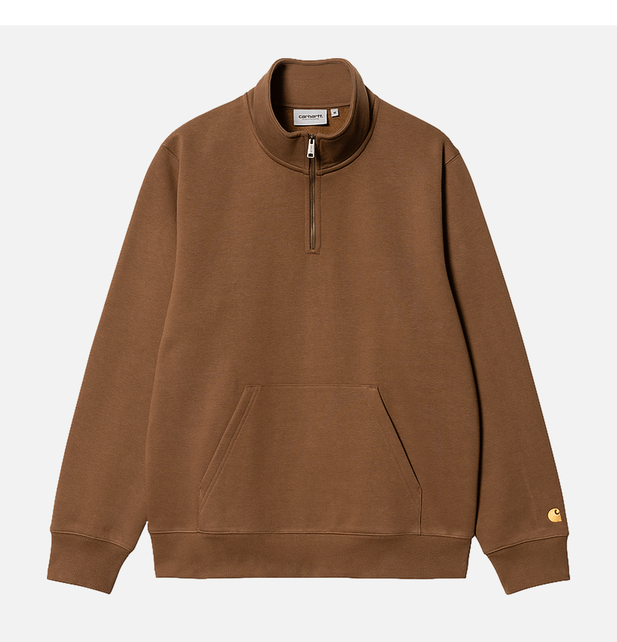 Chase Neck Zip Sweat Tamarind