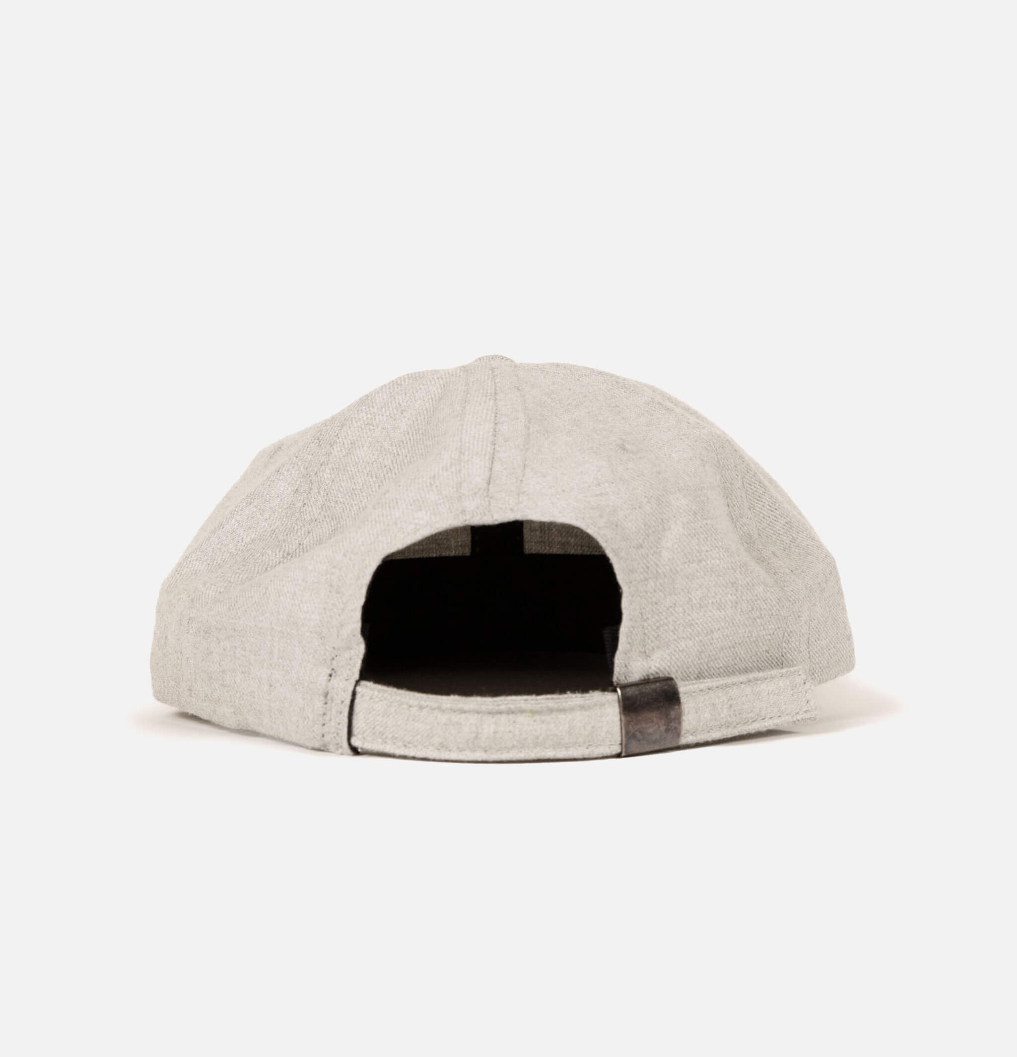 Wool Serge 6 Panel Cap Grey