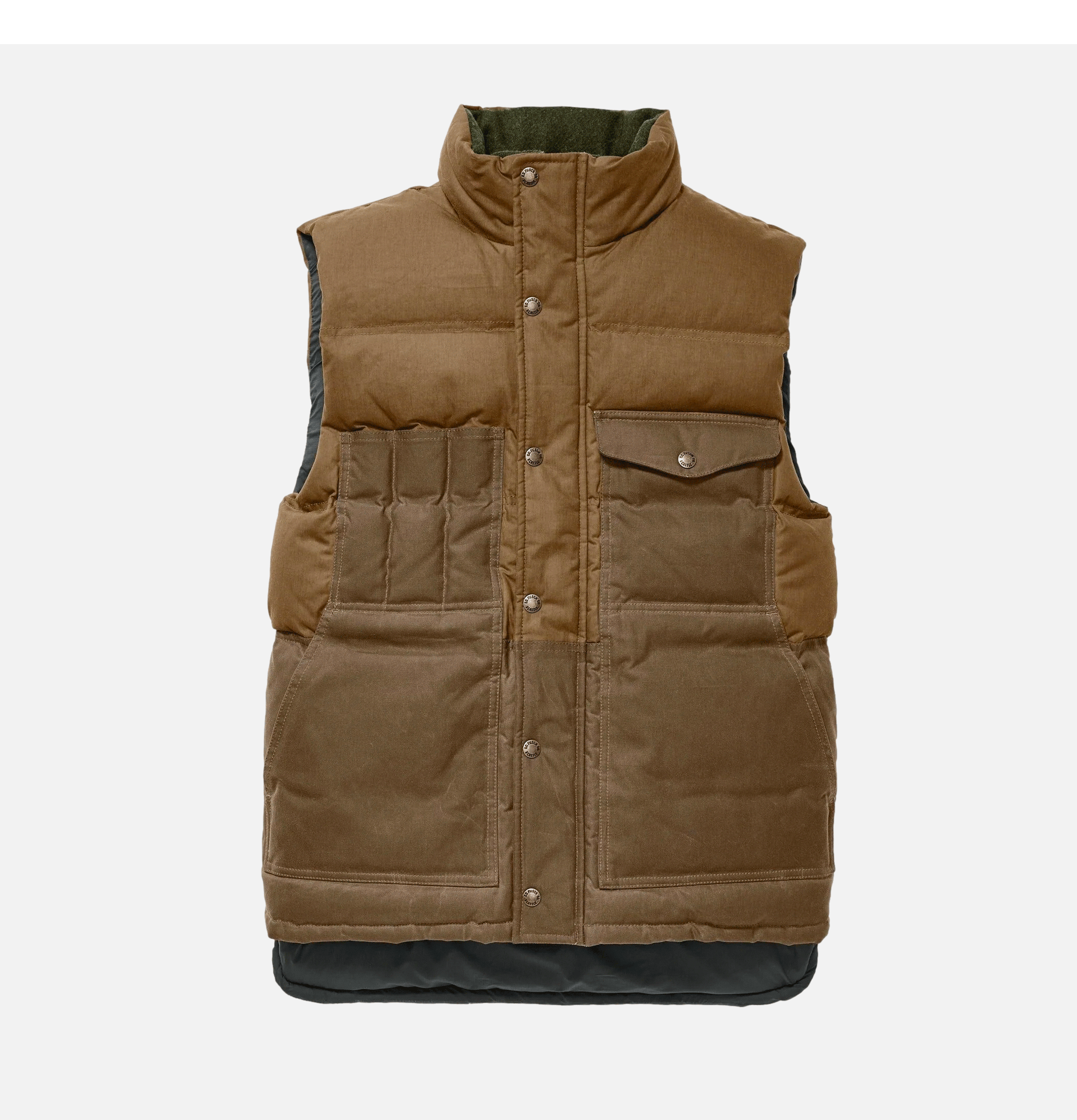 Down Cruiser Vest Dark Tan