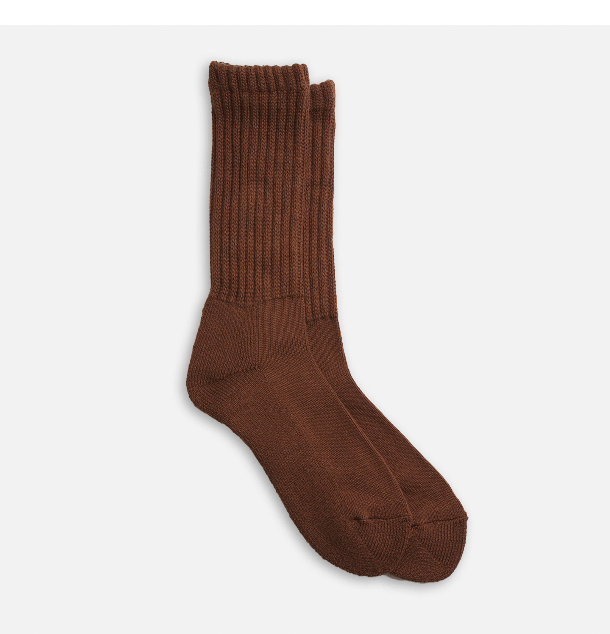 Chaussettes Loose Pile Chocolat