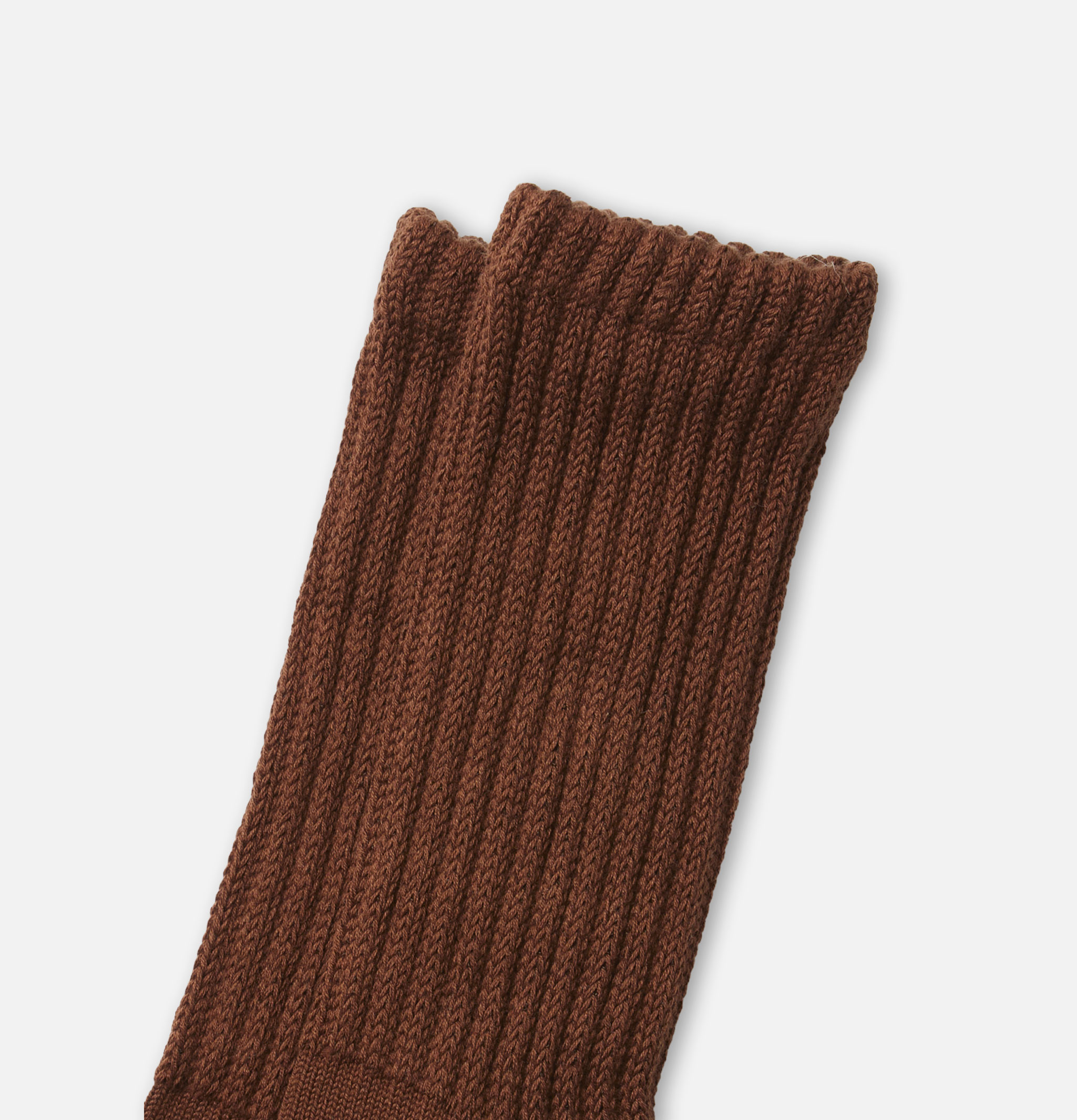 Rototo Loose Pile Socks Chocolate