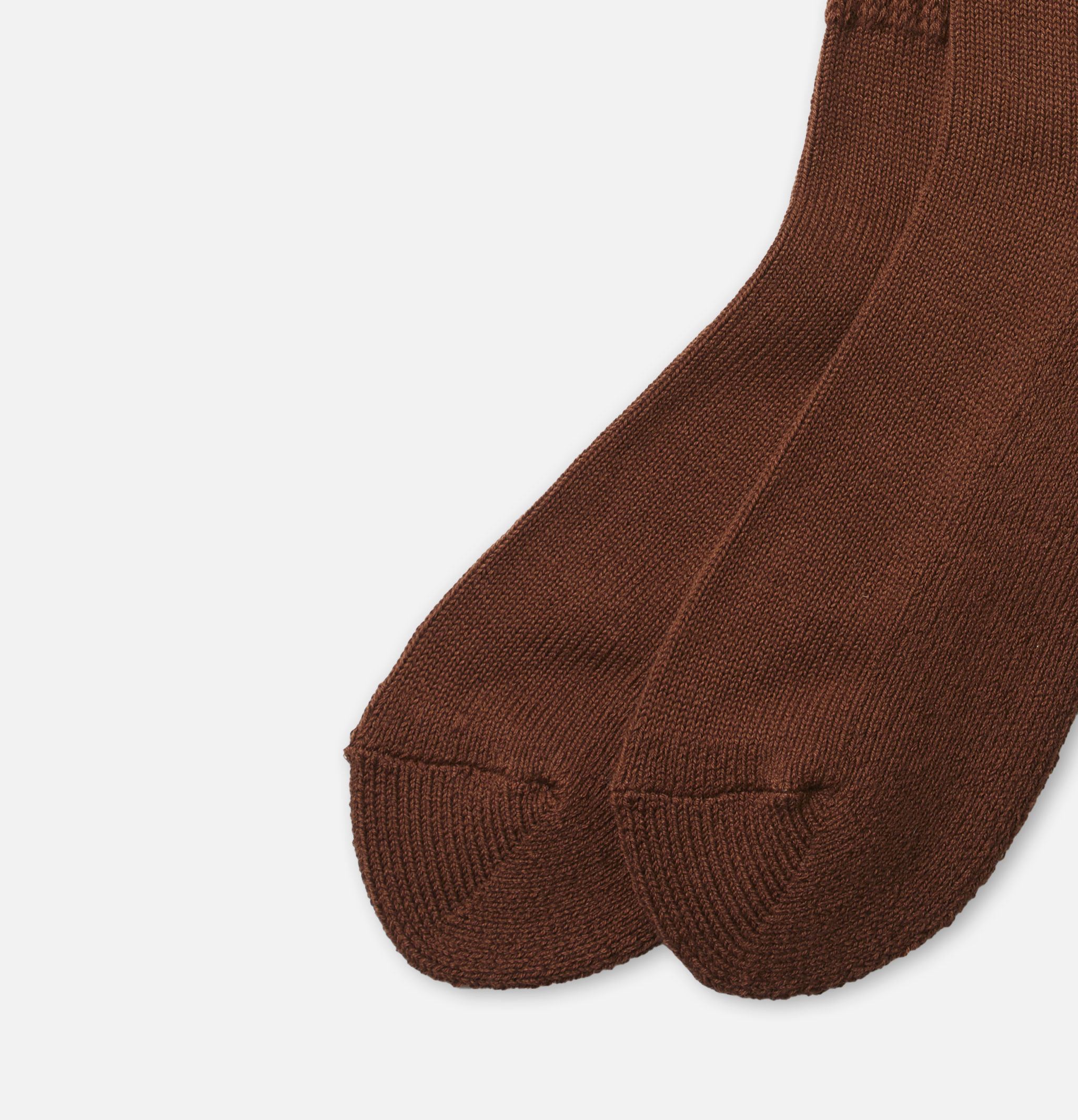 Rototo Loose Pile Socks Chocolate