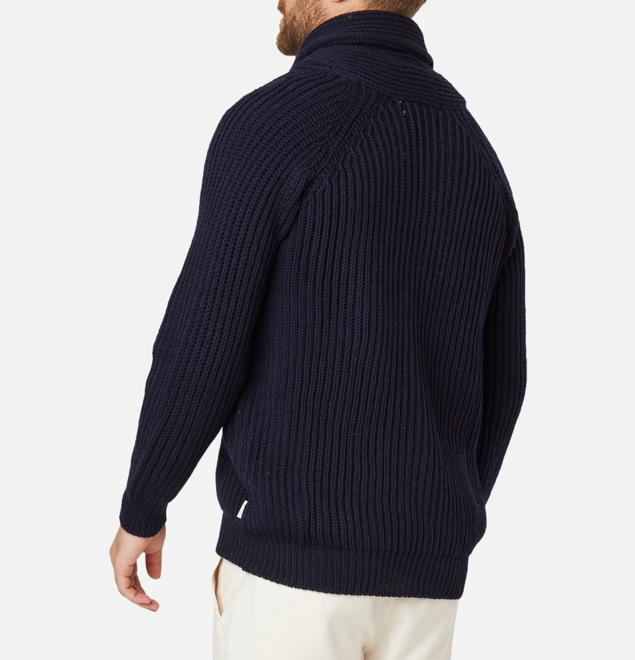 Wilkinson Cardigan Wool Navy