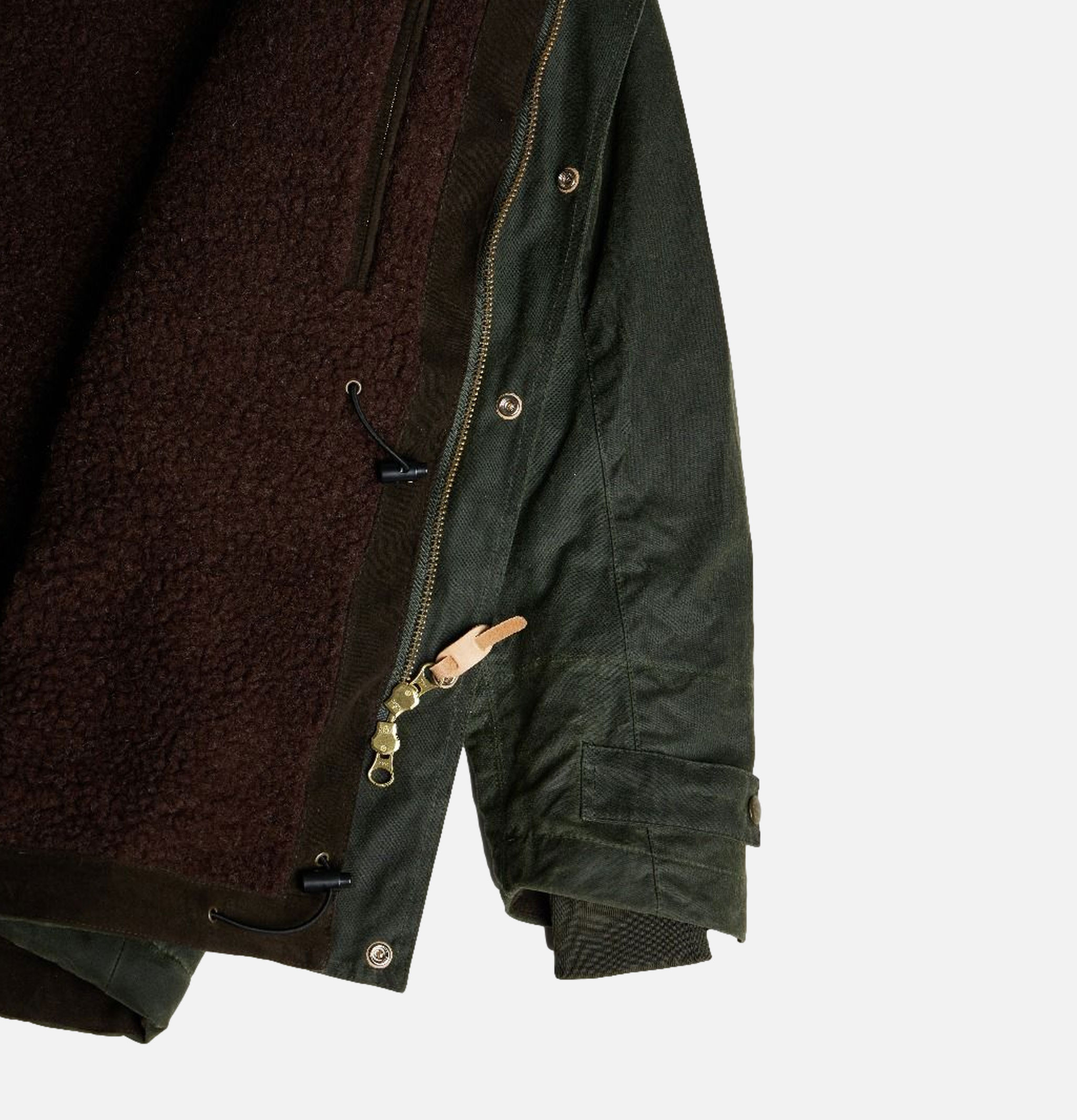 Manifattura Ceccarelli Long Moutain Parka Wax Green