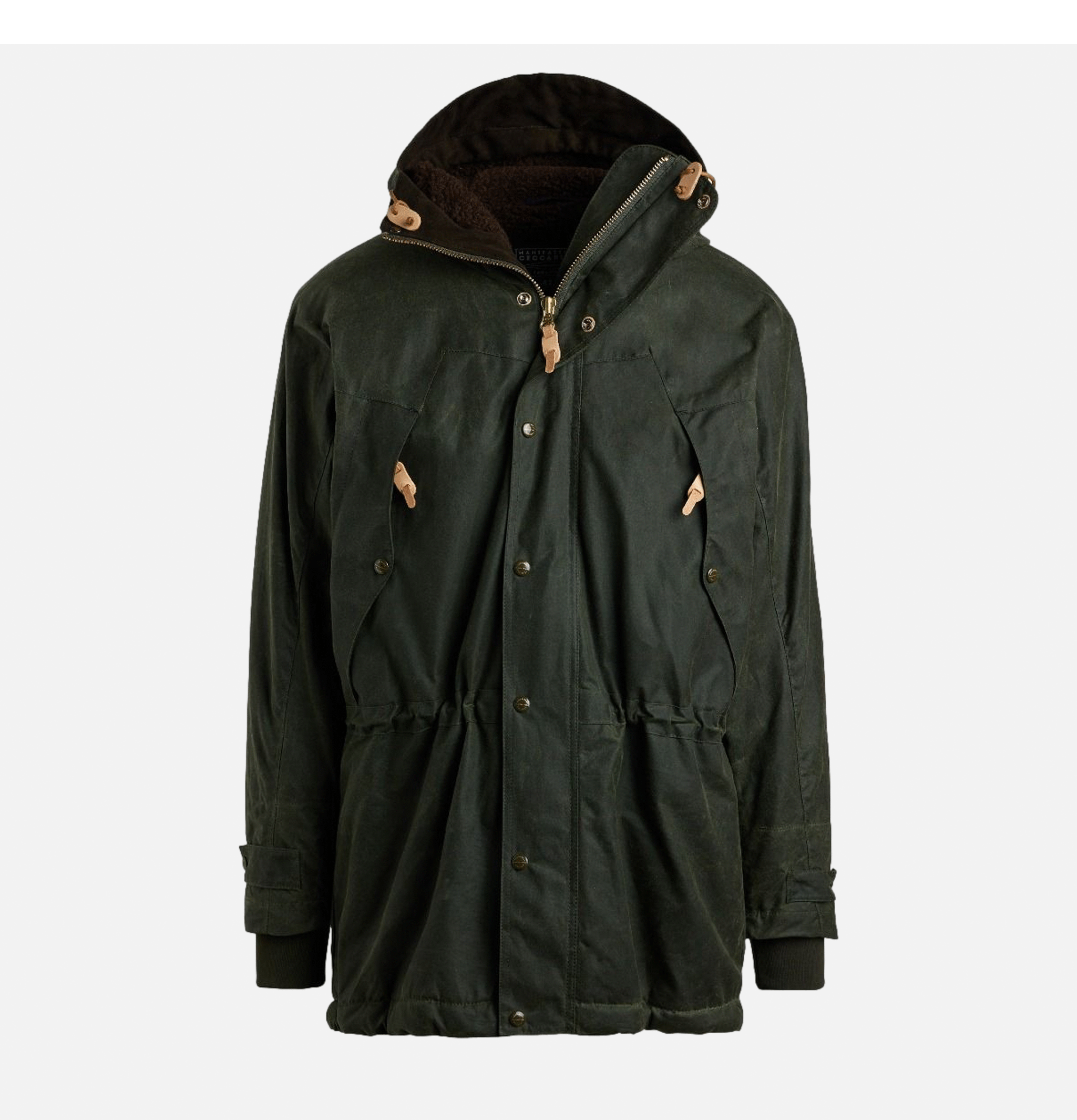 Manifattura Ceccarelli Long Moutain Parka Wax Green