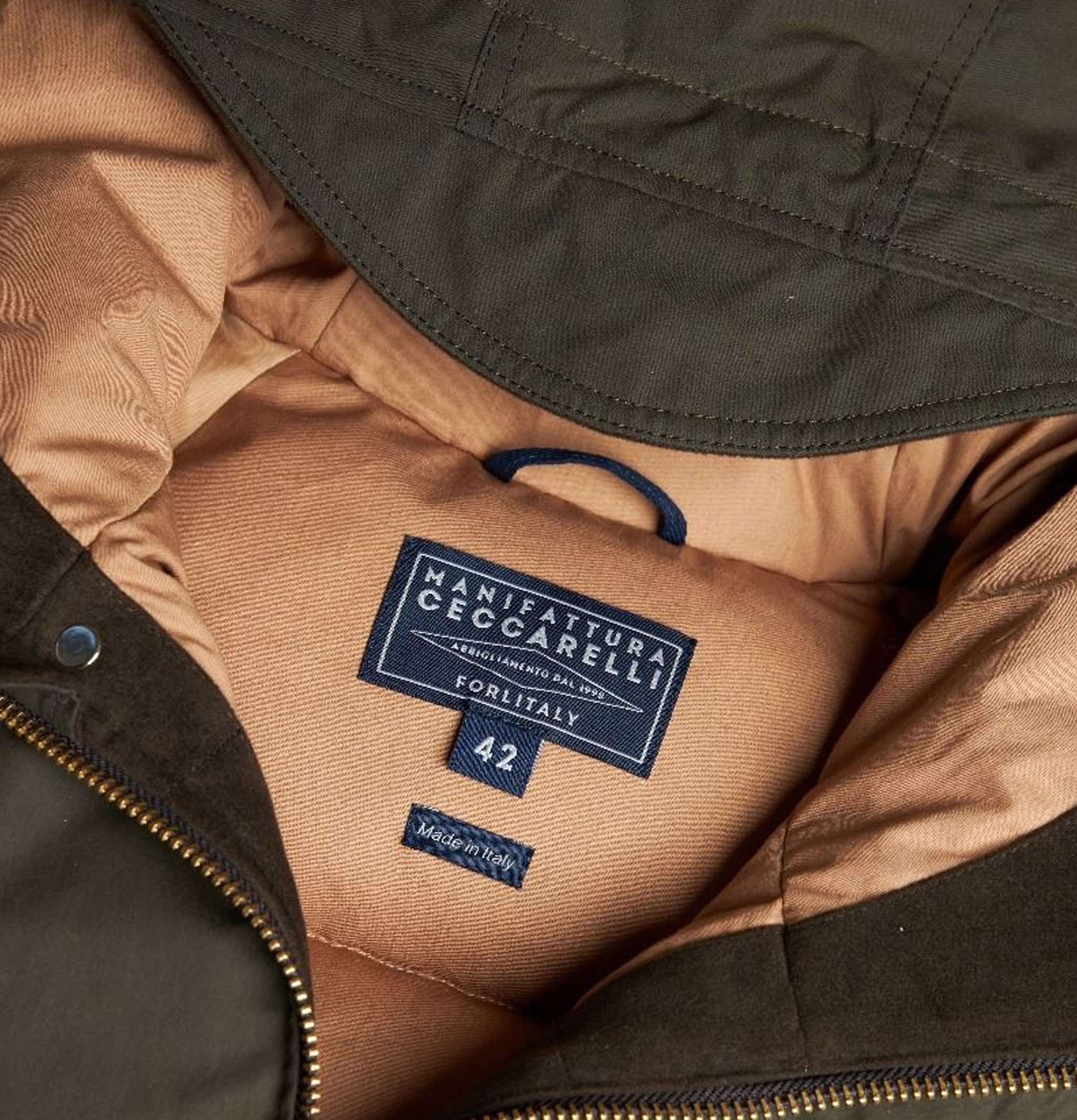 Blouson Manifattura Ceccarelli Fisherman Down Parka Chocolat