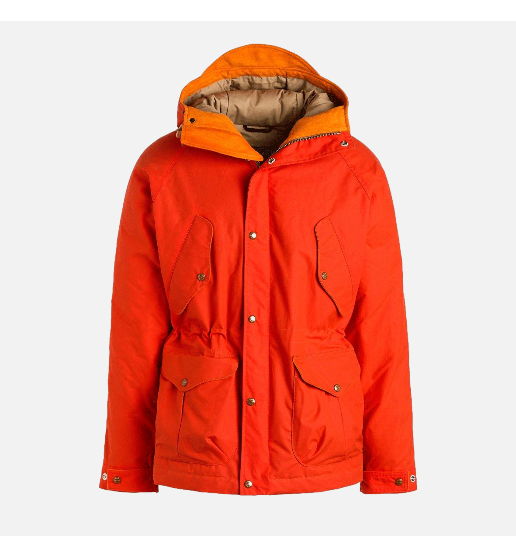 Manifattura Ceccarelli Fisherman Down Parka Orange